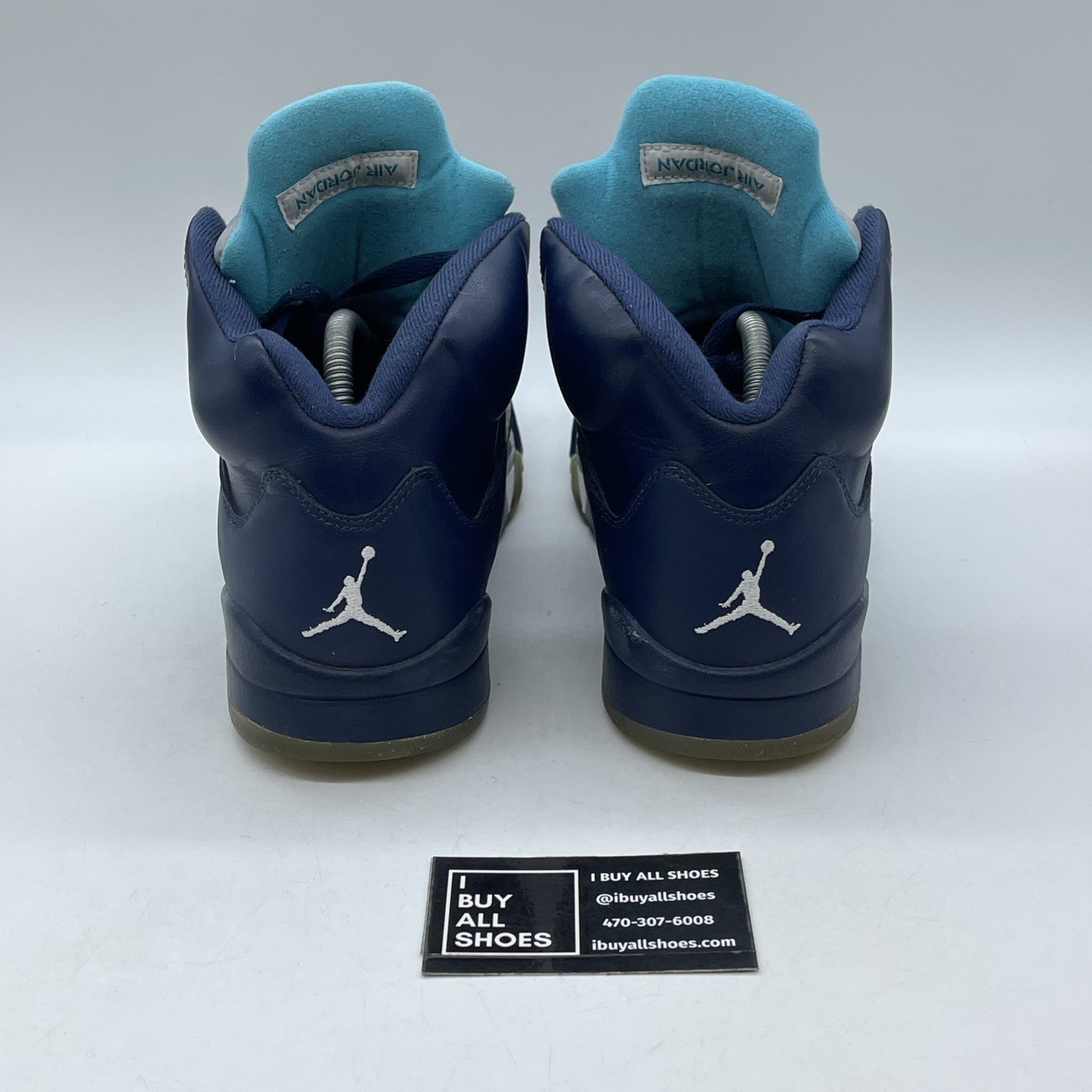 Size 9.5 - Air Jordan 5 Retro Pre-Grape Blue Leather (136027-405)