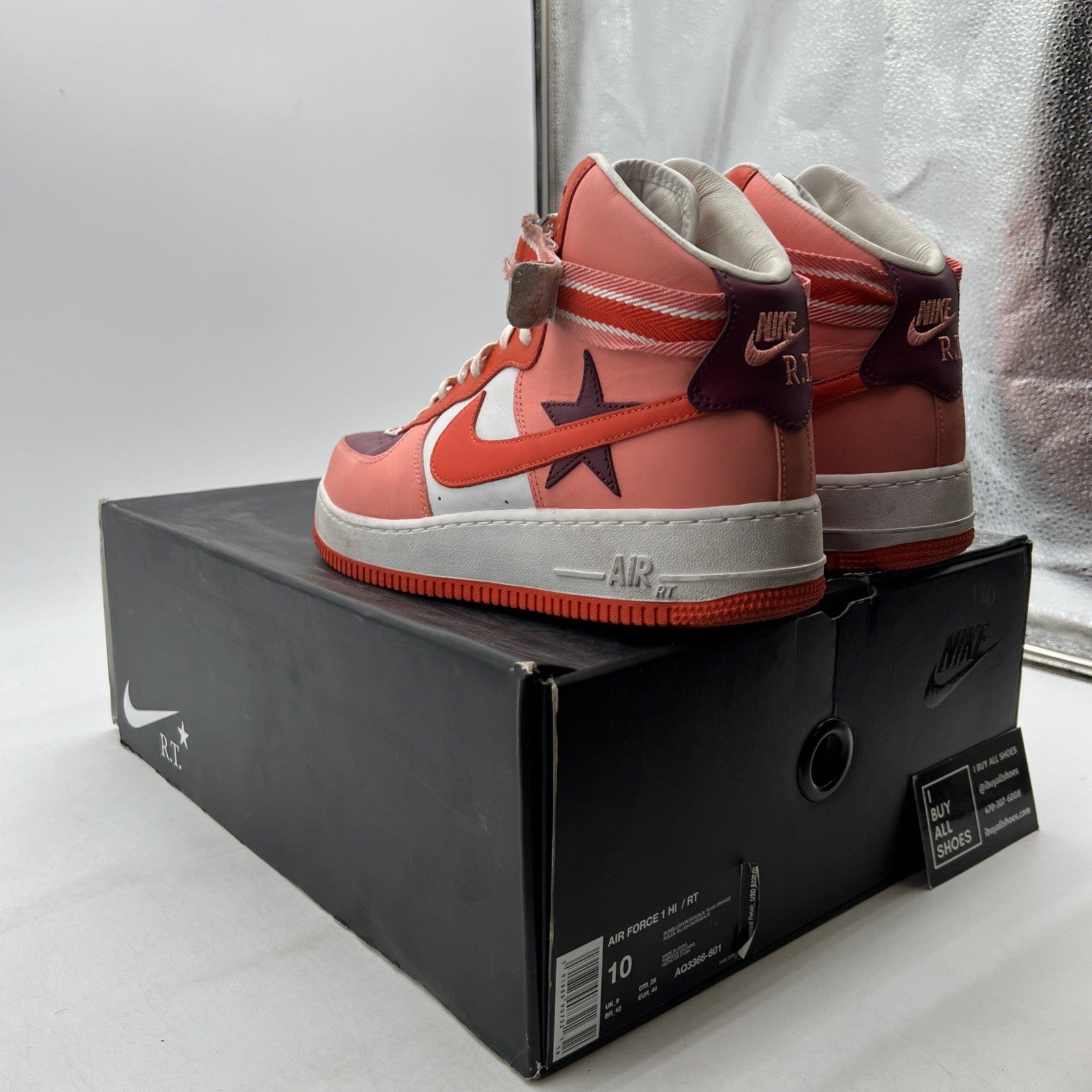 Size 10 - Riccardo Tisci x NikeLab Air Force 1 High Victorious Minotaurs