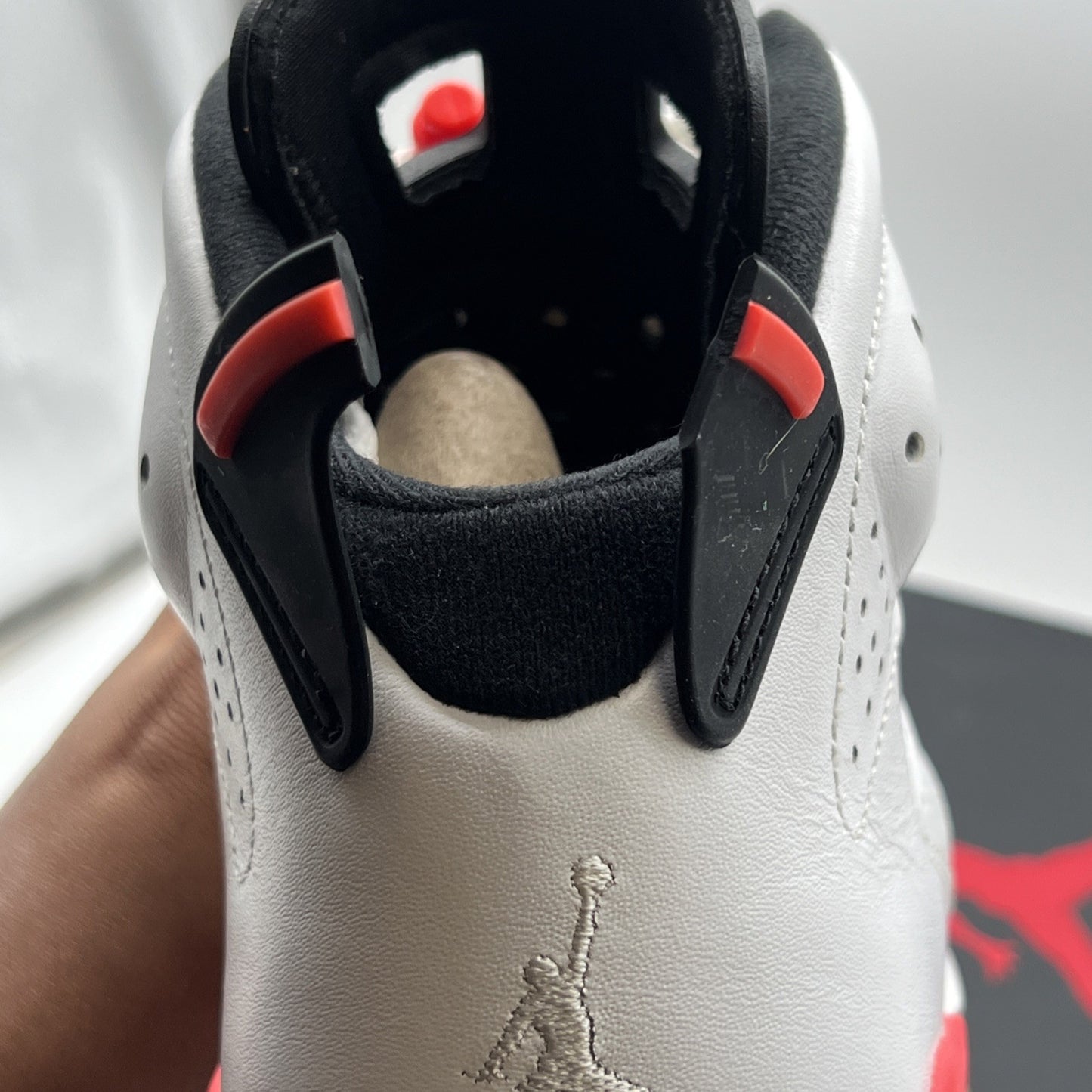 Size 9.5 - Air Jordan 6 Retro 2014 White Infrared (384664-123)