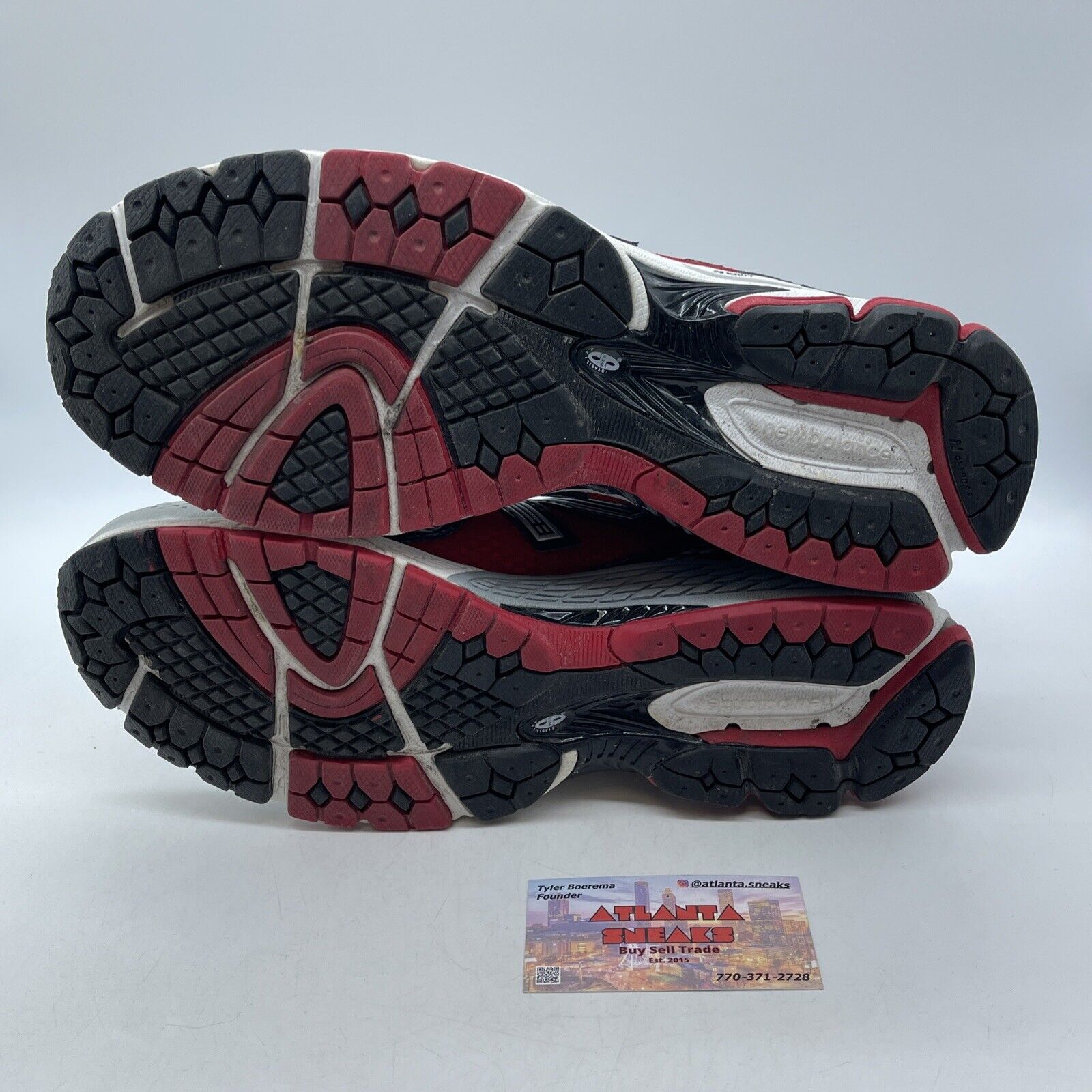 Size 11 - New Balance 860 White Red Grey Yellow Suede Leather (ML860XA)