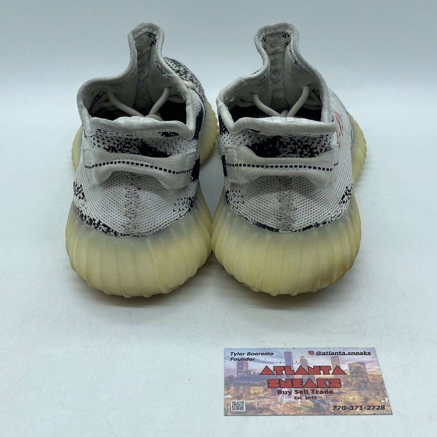 Size 11 - adidas Yeezy Boost 350 V2 Low Zebra White Black Red Suede (CP9654)