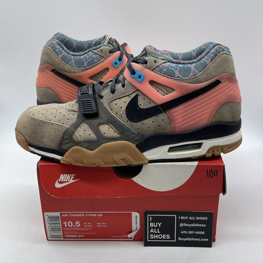 Size 10.5 - Nike Air Trainer 3 Premium Super Bowl Brown Suede (709989-201)