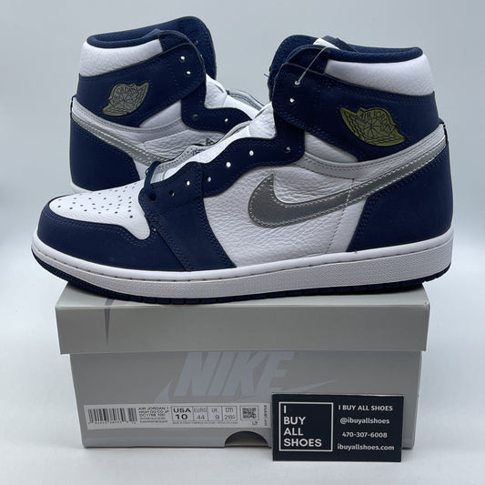 Size 10 - Jordan 1 Retro High CO.JP Midnight Navy Suede Leather (DC1788-100)