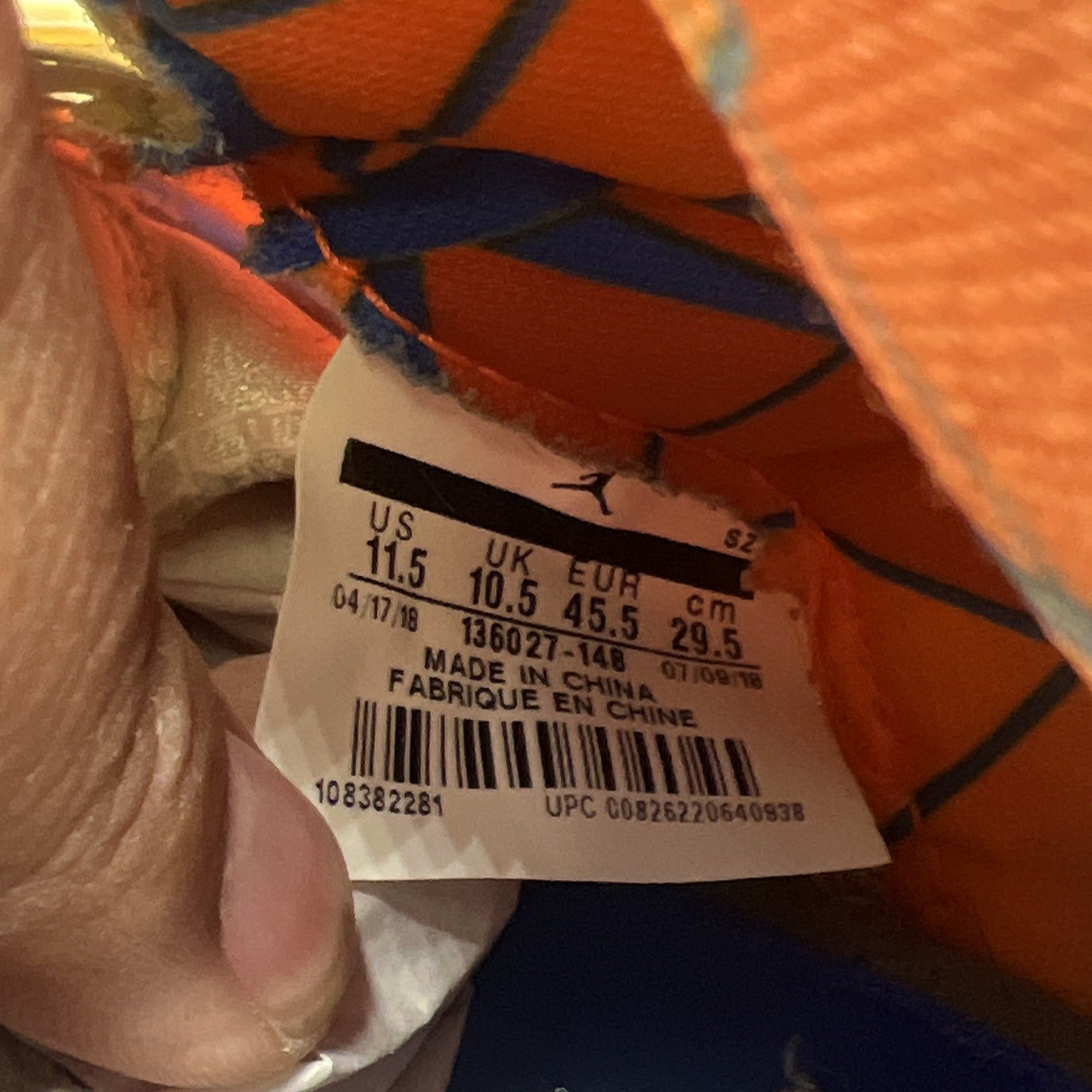 Size 11.5 - Air Jordan 5 Retro International Flight (136027-148)
