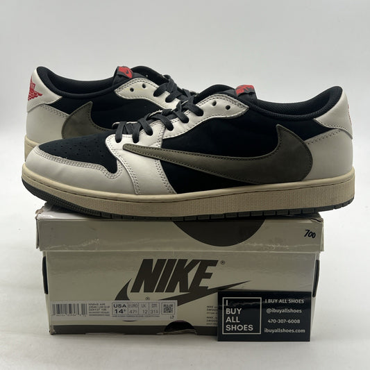 Size 14.5 - Air Jordan 1 Retro OG x Travis Scott Low Olive W (DZ4137-106)