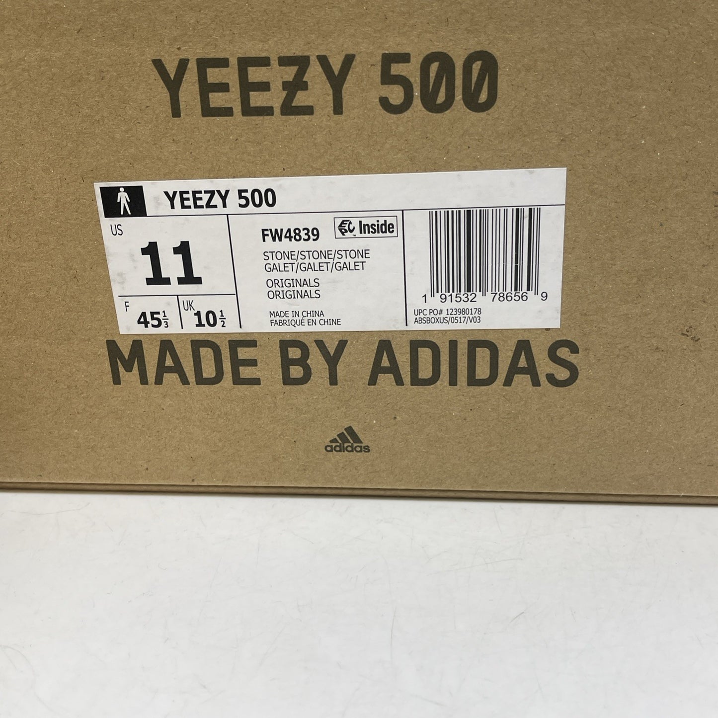Size 11 - adidas Yeezy 500 Stone Brown Suede Leather (FW4839)