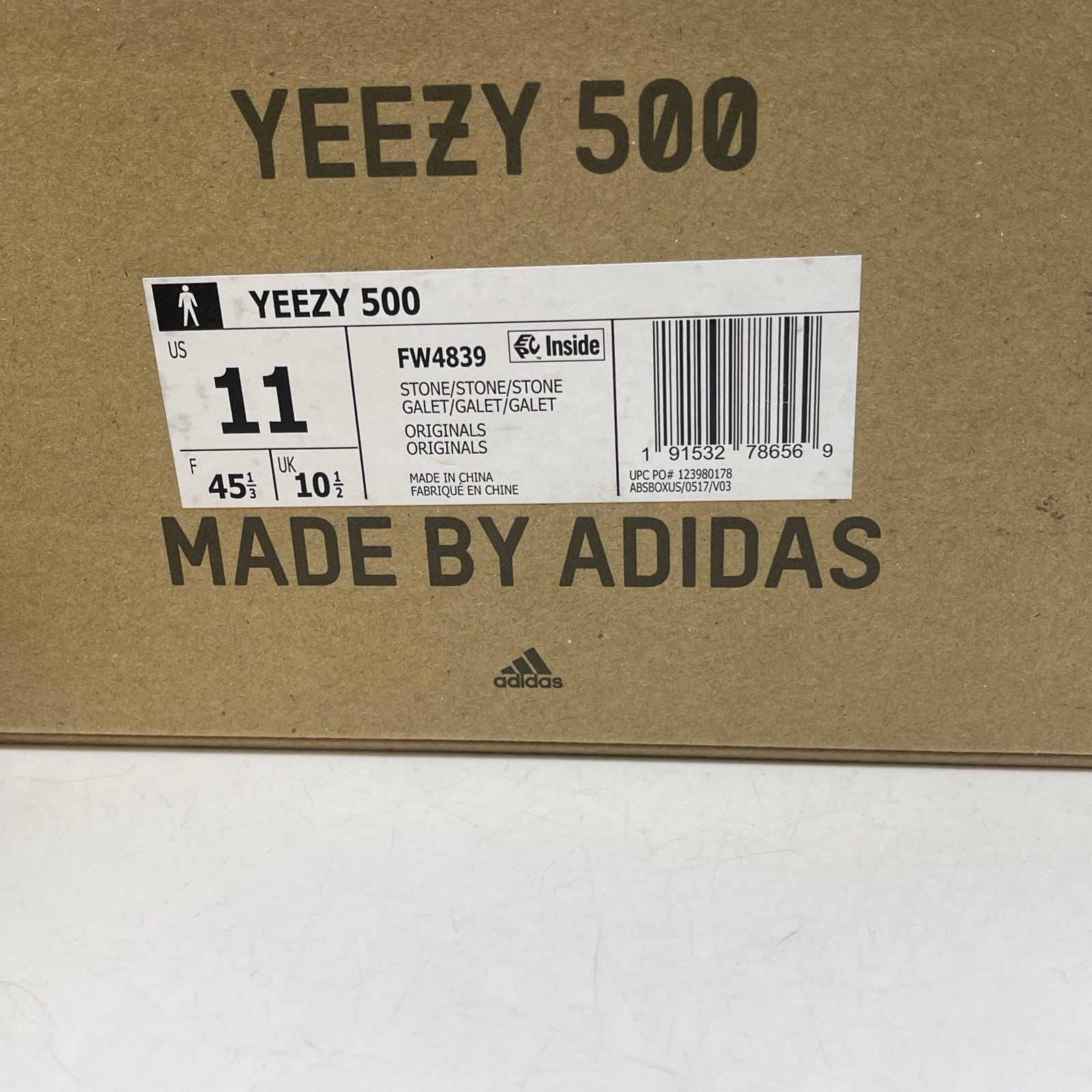 Size 11 - adidas Yeezy 500 Stone Brown Suede Leather (FW4839)