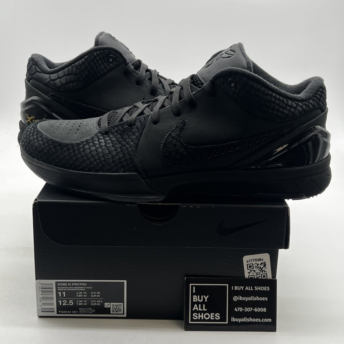 Size 11 - Nike Zoom Kobe 4 Protro Gift of Mamba (FQ3544-001)