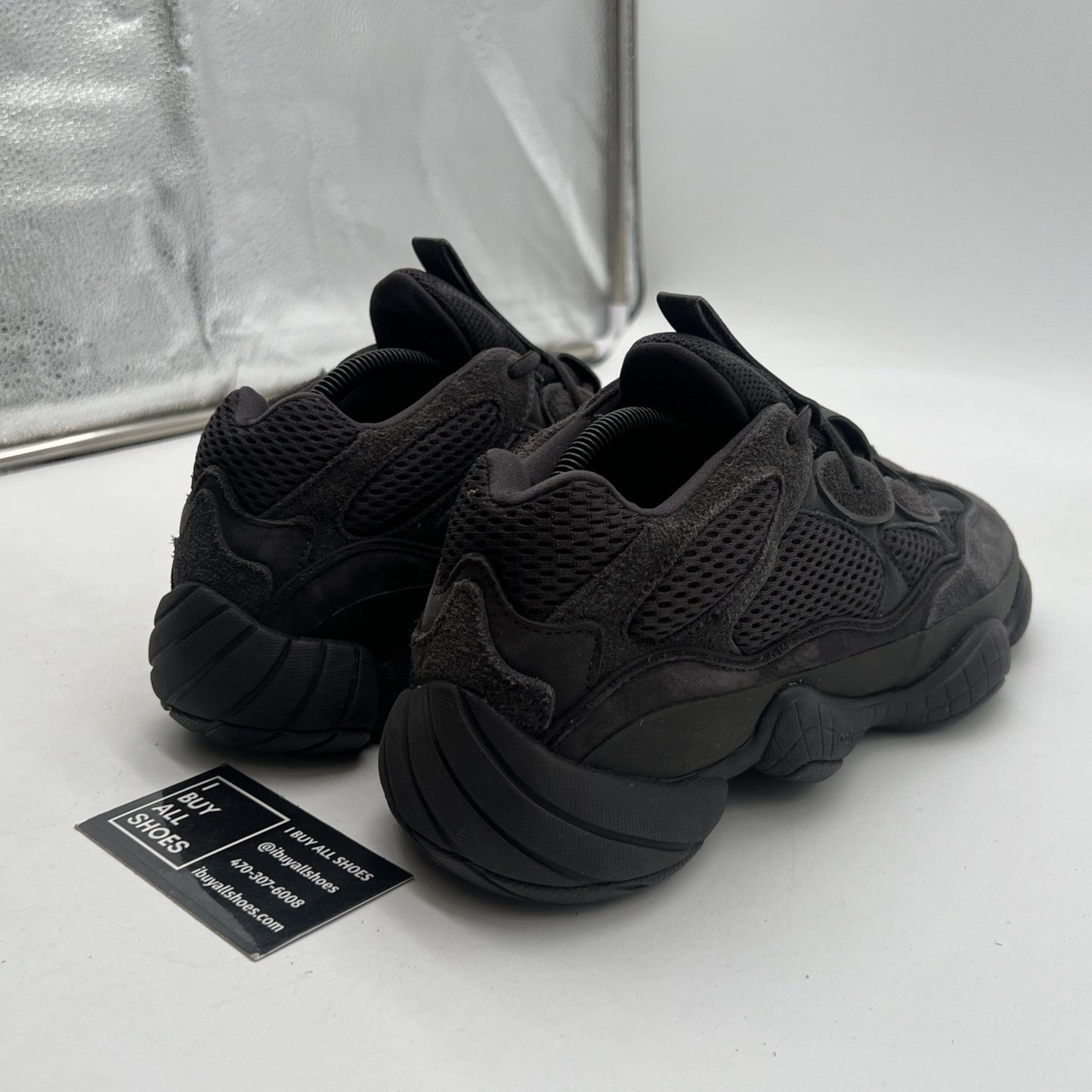 Size 9 - adidas Yeezy 500 Low Utility Black (F36640)