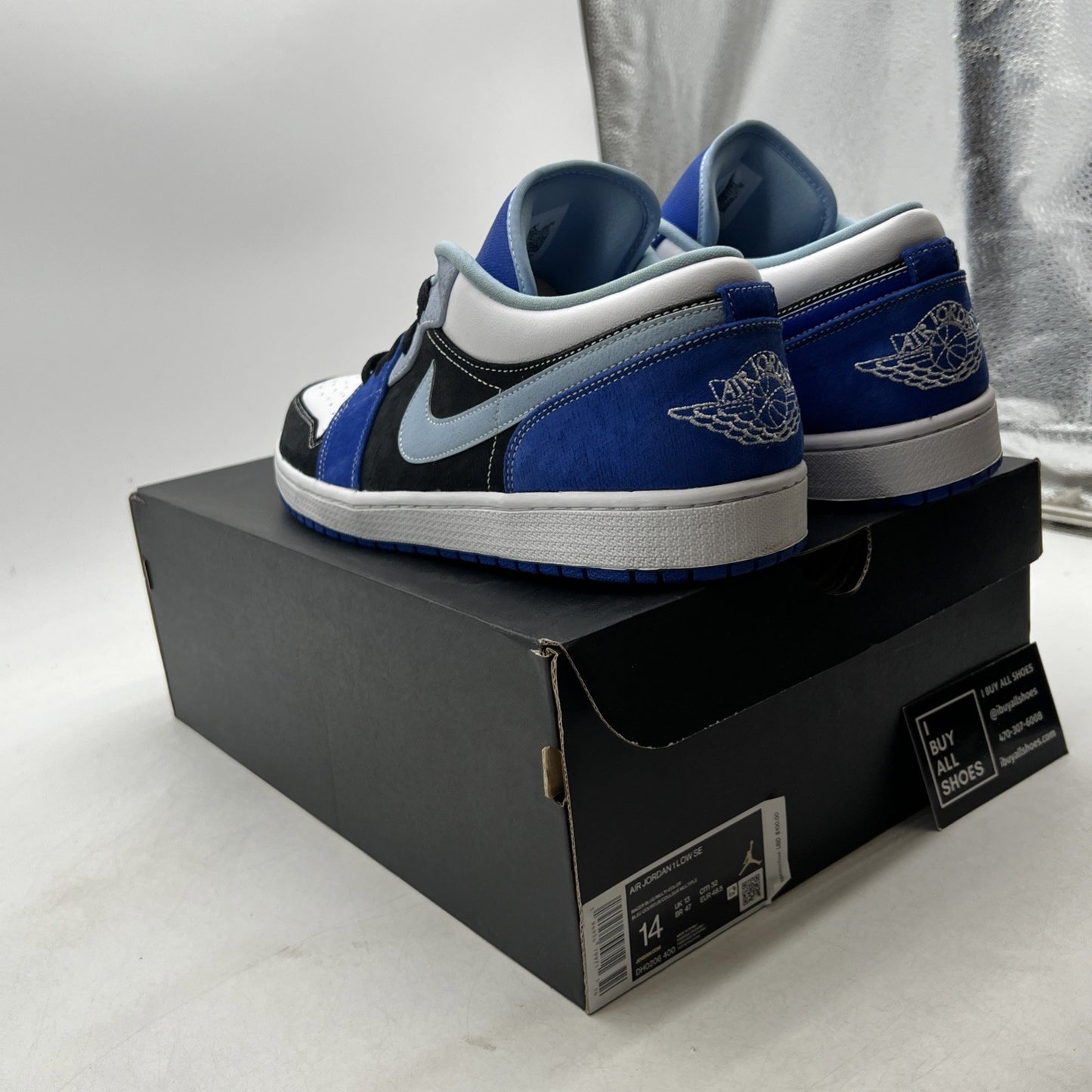 Size 14 - Air Jordan 1 SE Low Racer Blue (DH0206-400)