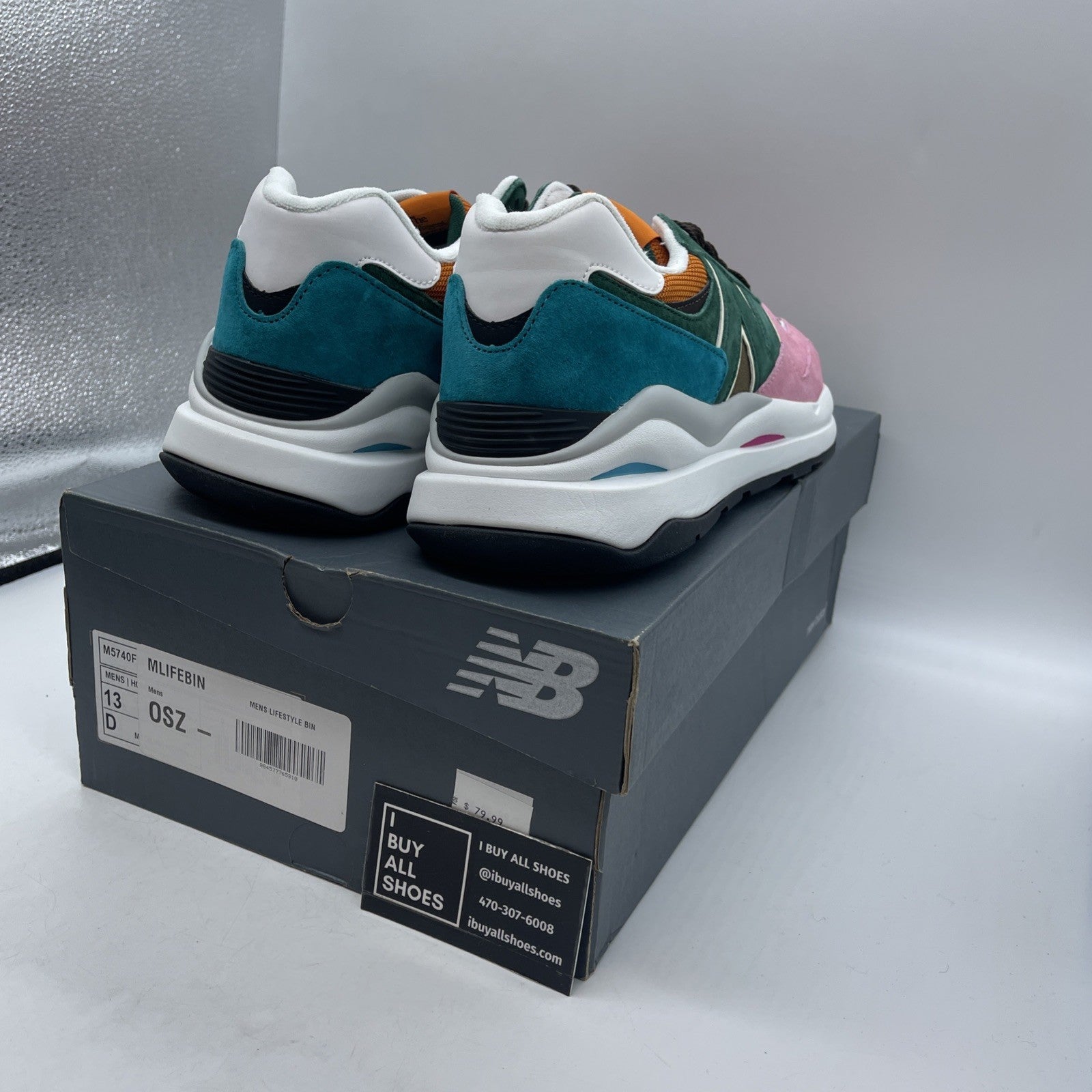 Size 13 - New Balance 57/40 Pink Lemonade Multi (M7540FM1)