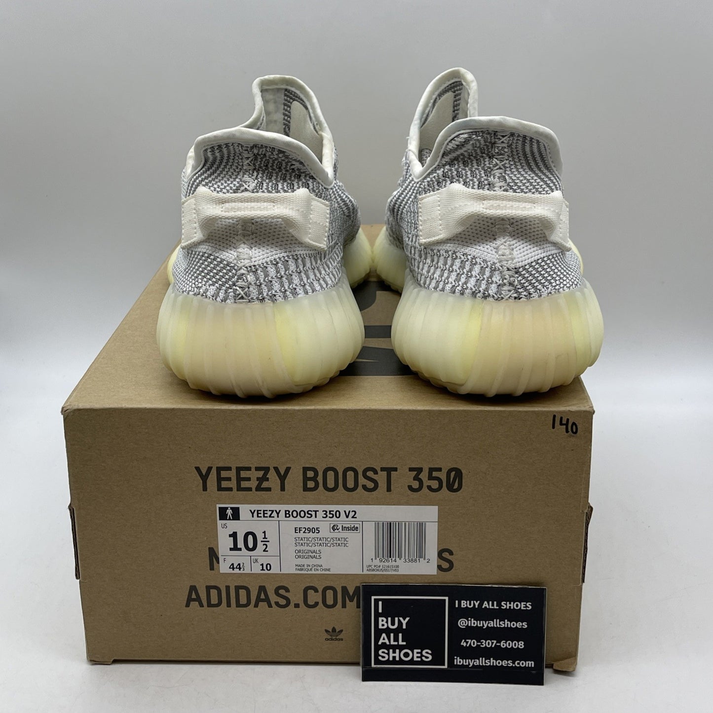 Size 10.5 - adidas Yeezy Boost 350 V2 2018 Low Static Non-Reflective (EF2905)