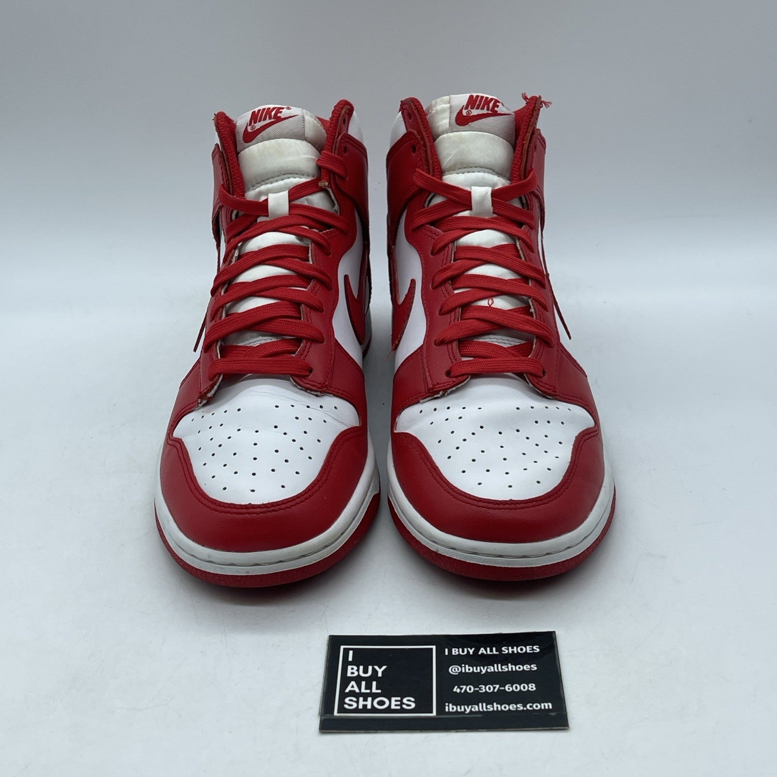 Size 9 - Nike Dunk High Championship Red White Leather (DD1399-106)