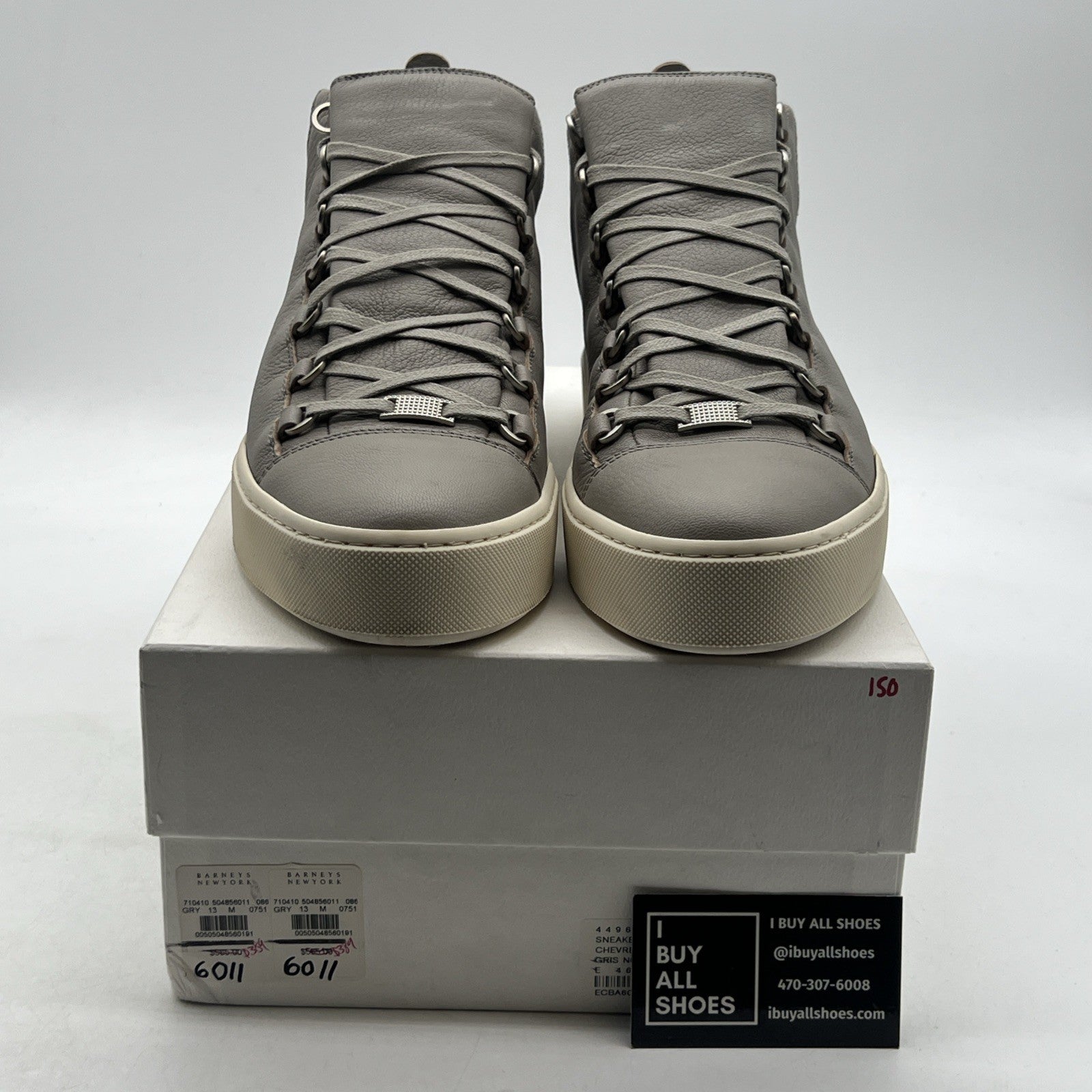 Size 46 - Balenciaga Chevre Hamilton Grey