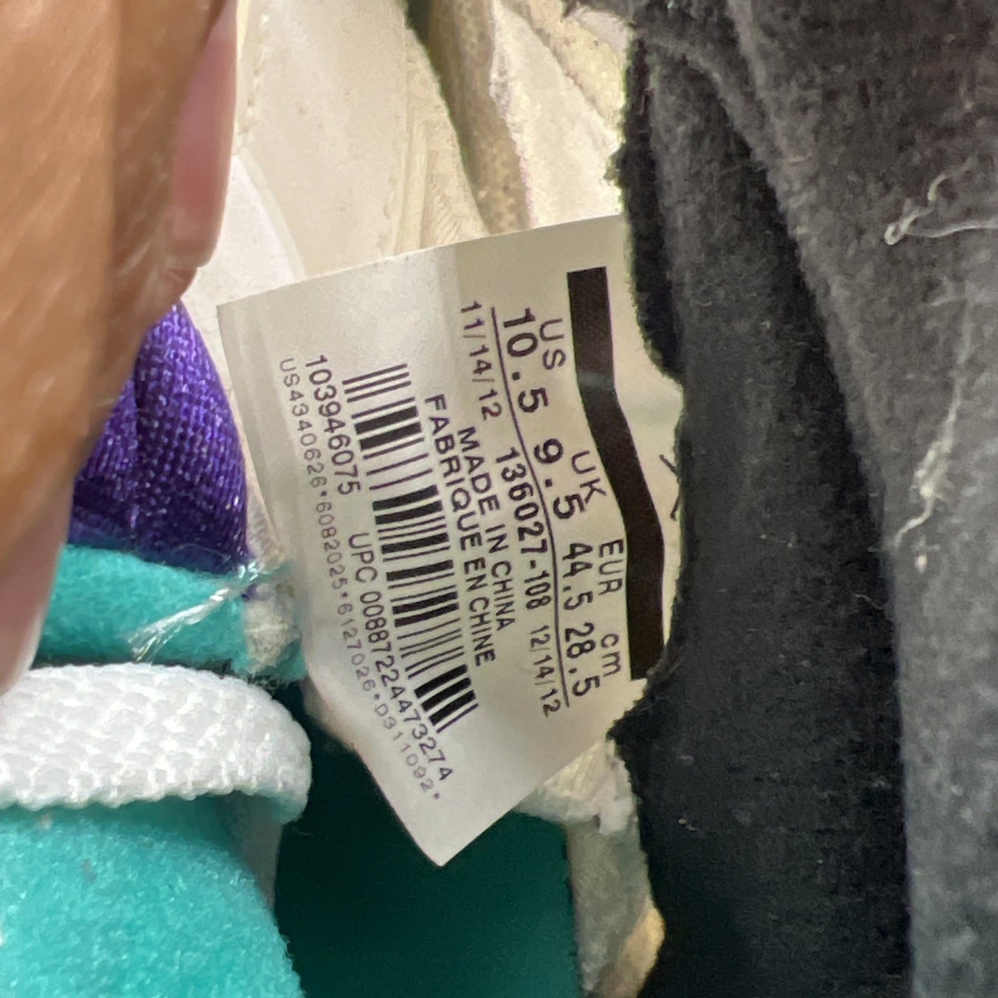 Size 10.5 - Air Jordan 5 Retro Grape 2013 (136027-108)