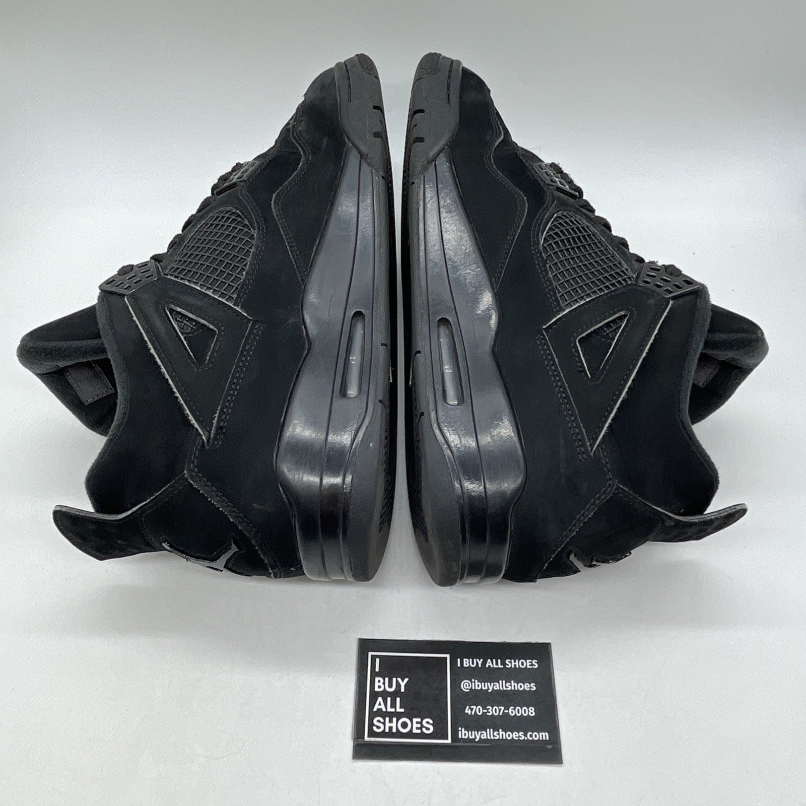Size 11.5 - Air Jordan 4 Retro Mid Black Cat (CU1110-010)