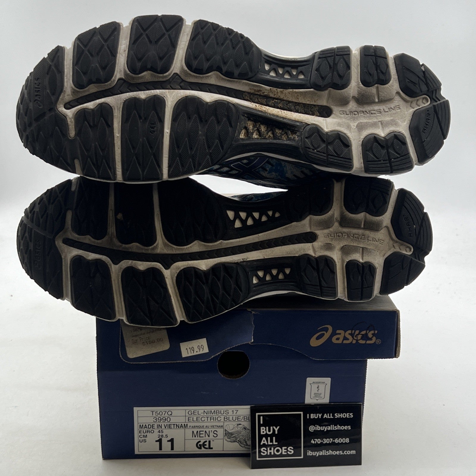 Size 11 - ASICS Gel Nimbus Mens Shoes (T507Q-3990)