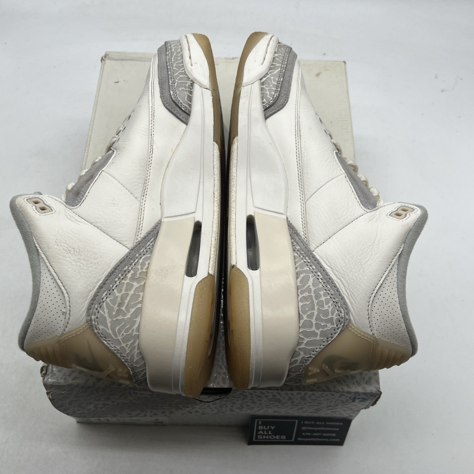 Size 11 - Air Jordan 3 Retro Craft Ivory/Grey White Leather (FJ9579-100)