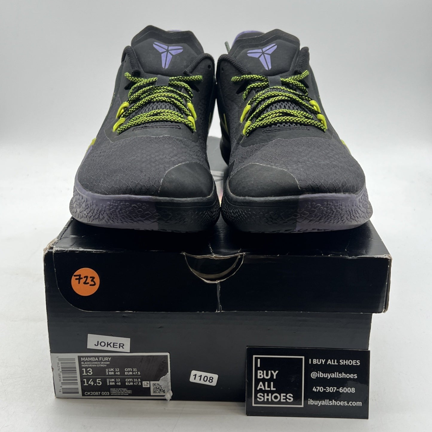 Size 13 - Nike Mamba Fury Lakers Away (CK2087-003)
