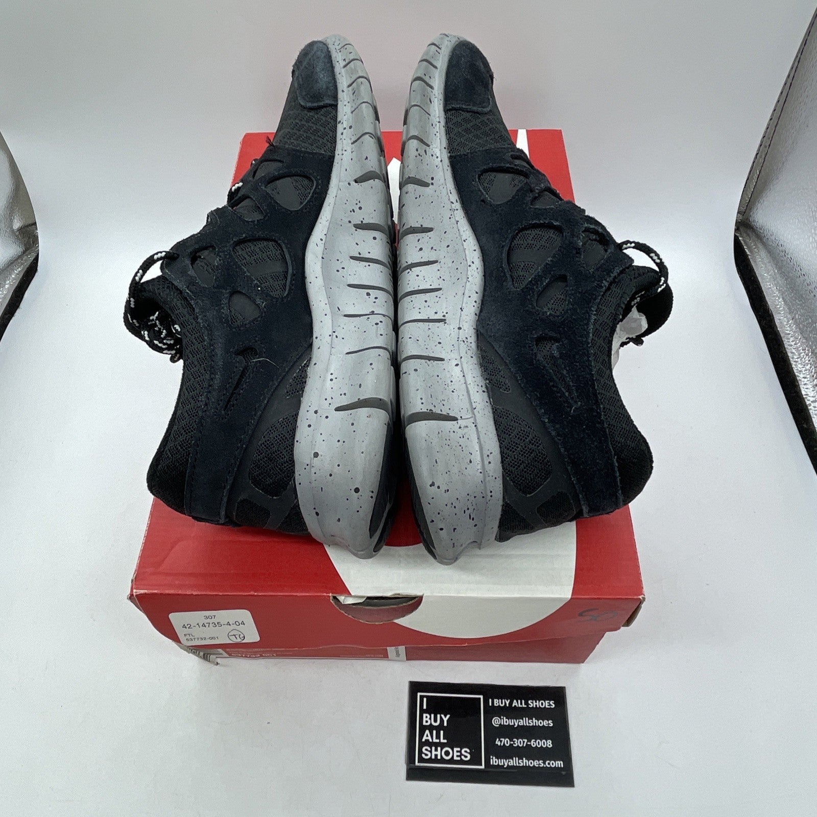 Size 10 - Nike Free Run+ 2 Qs New York (537732-001)