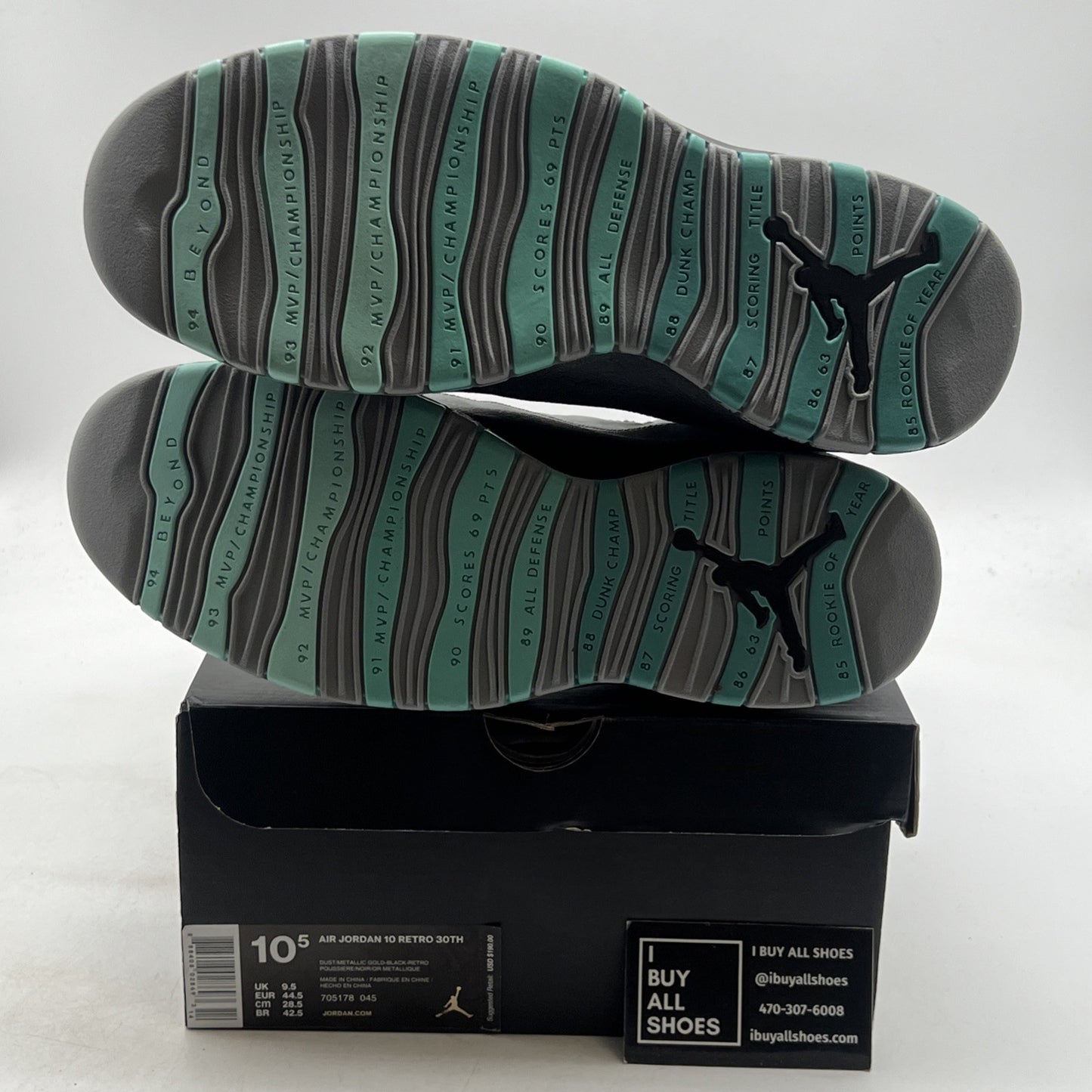 Size 10.5 - Air Jordan 10 Retro Lady Liberty (705178-045)