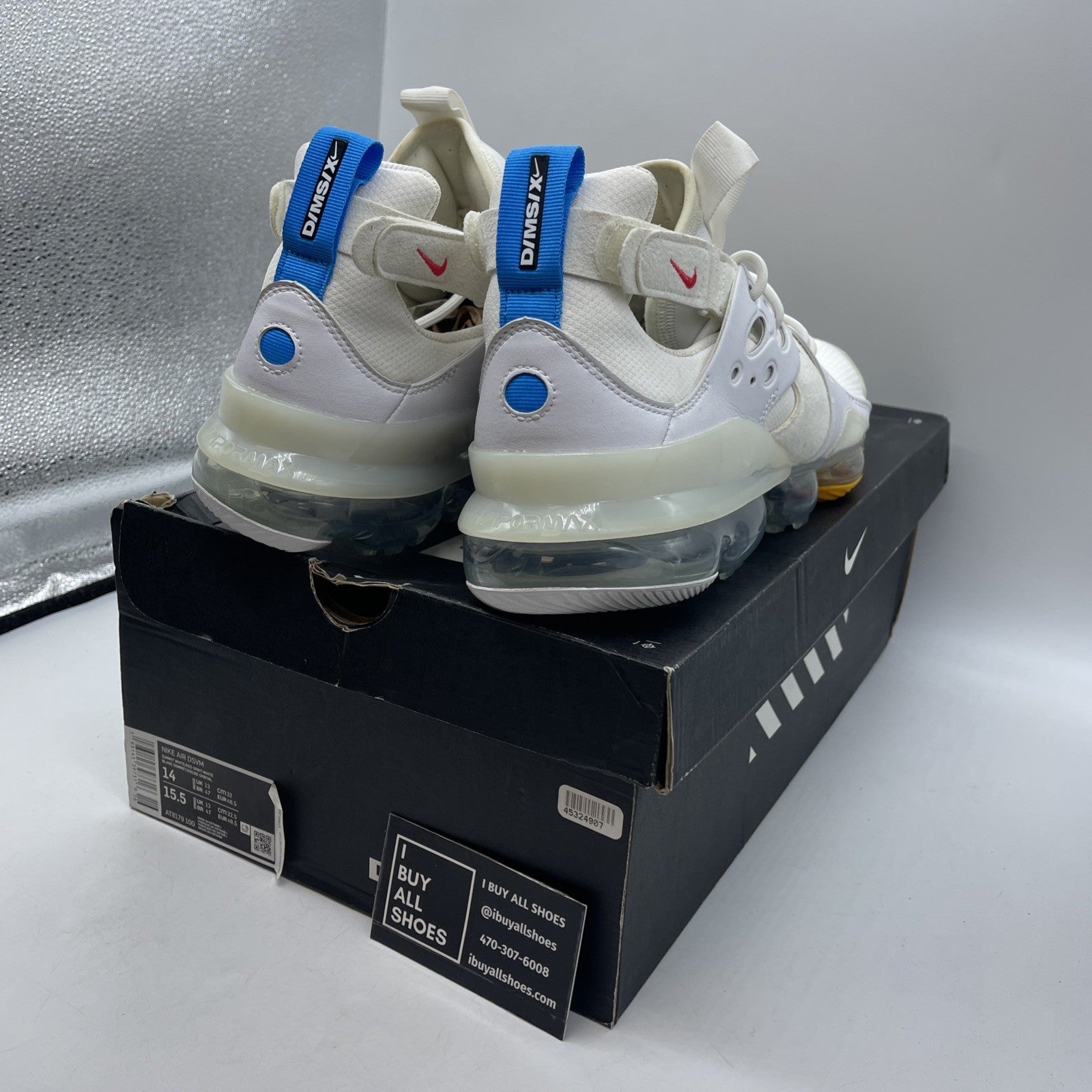 Size 14 - Nike Air VaporMax D/MS/X Off White (AT8179-100)