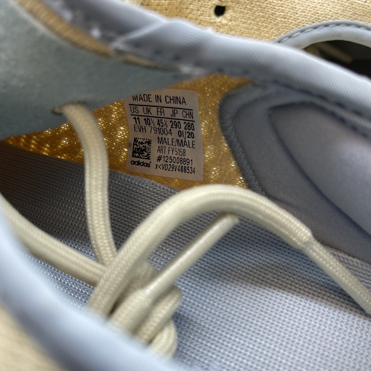 Size 11 - adidas Yeezy Boost 350 V2 Linen Yellow Grey Suede (FY5158)