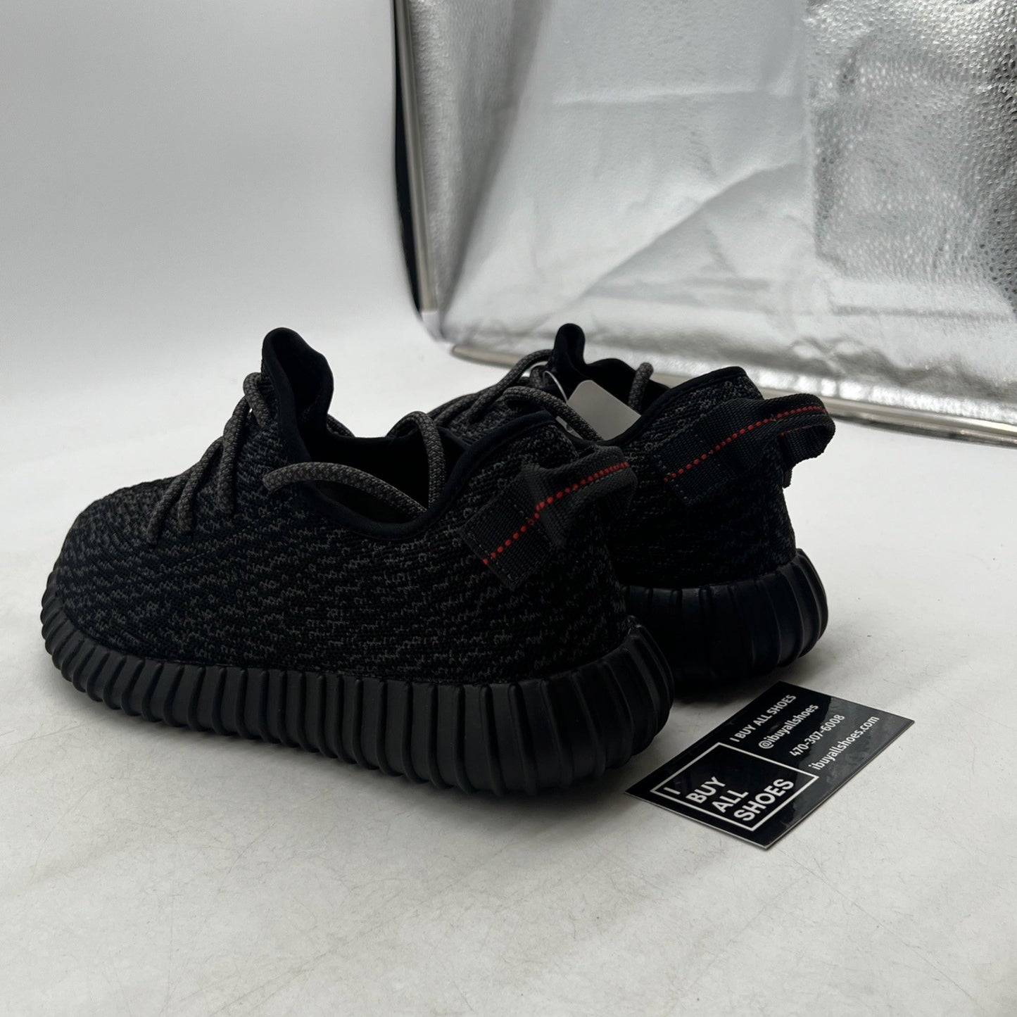 Size 9 - Adidas Yeezy Boost 350 2016 Pirate Black (BB5350)