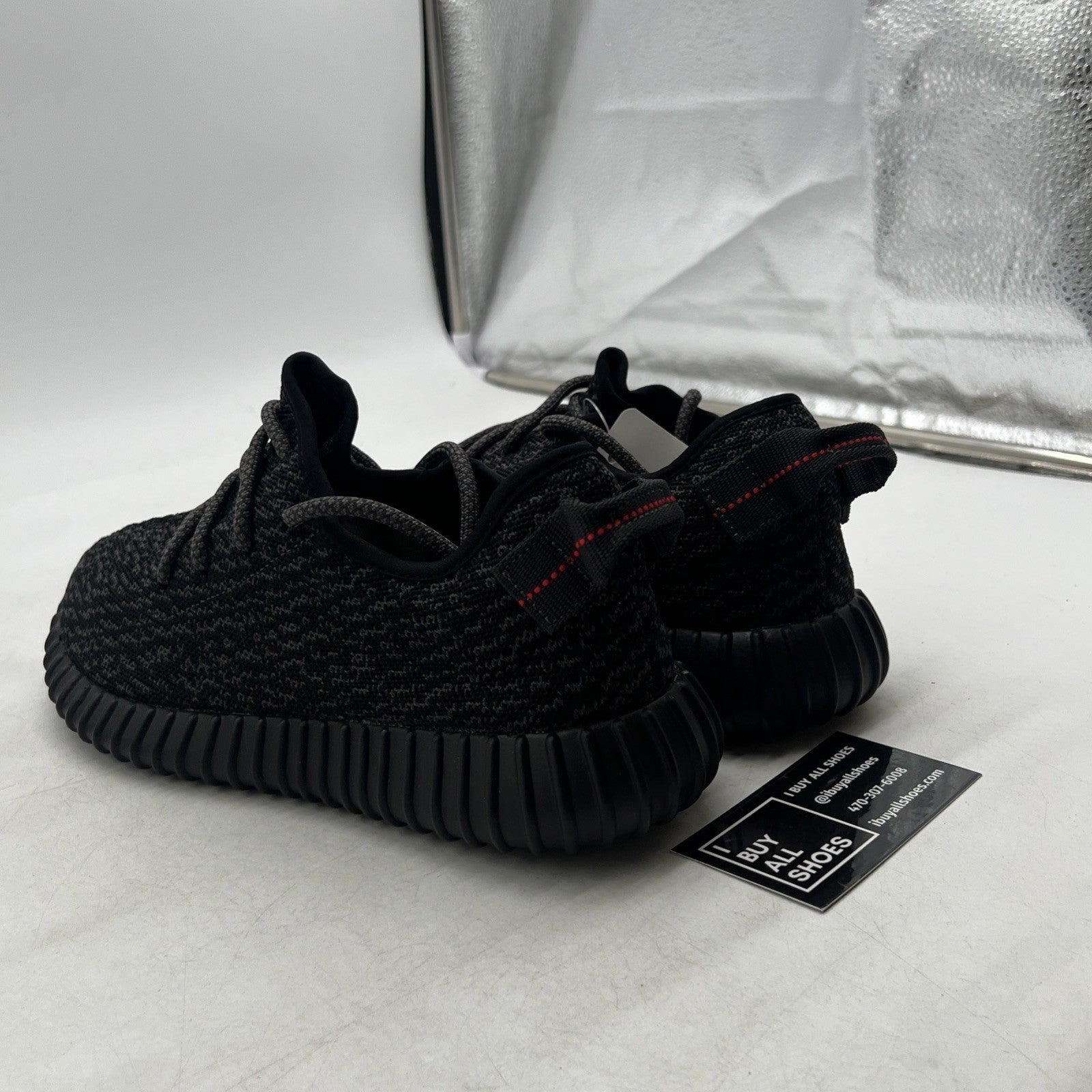 Size 9 - Adidas Yeezy Boost 350 2016 Pirate Black (BB5350)