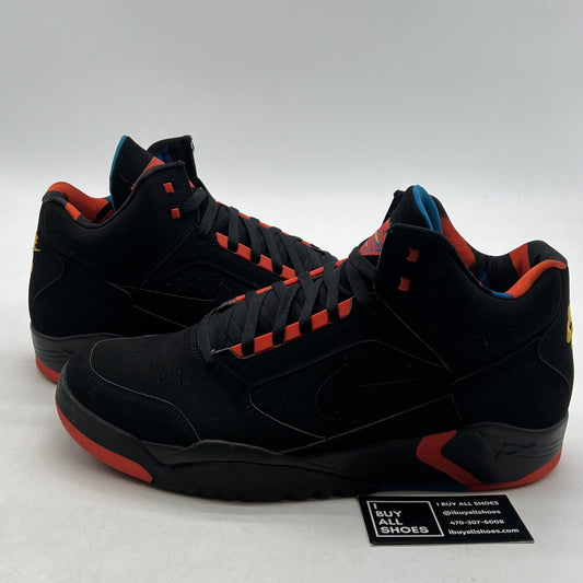 Size 13 - Nike Air Flight Lite Mid Black Team Orange (DQ7687-001)