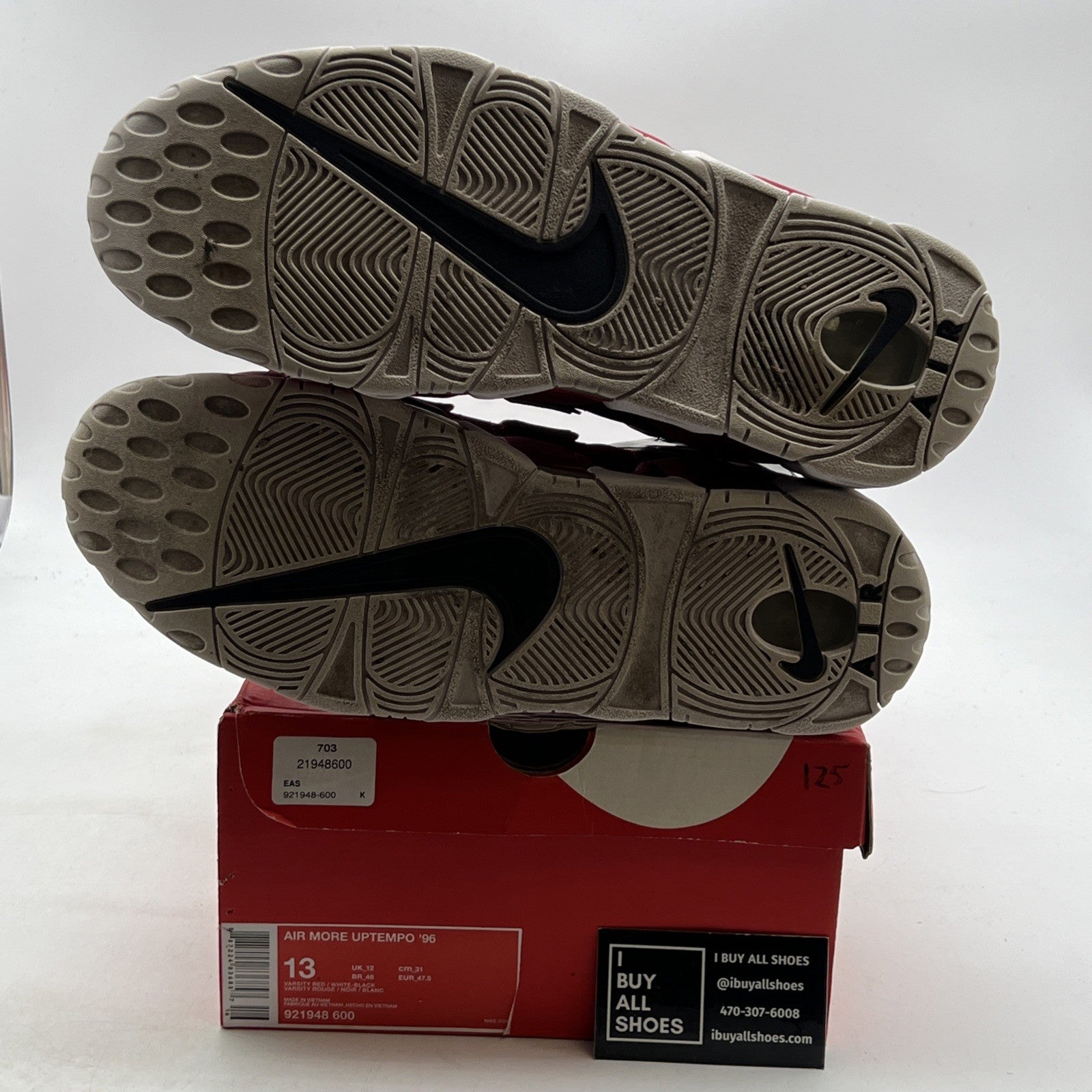 Size 13 - Nike Air More Uptempo 2021 Bulls (921948-600)