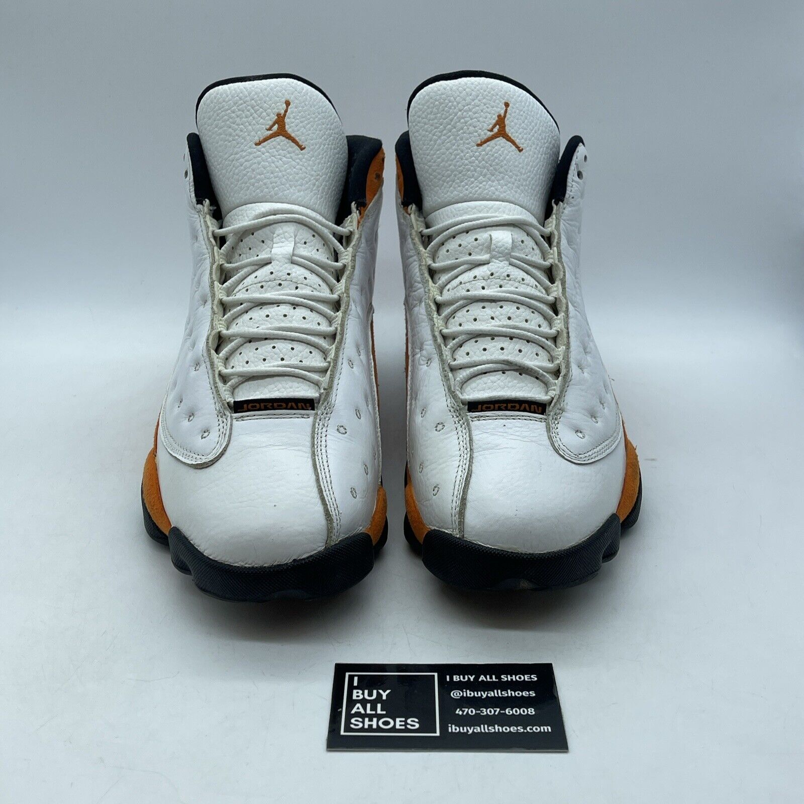 Size 11.5 - Air Jordan 13 Retro Starfish Orange White Suede Leather (414571-108)