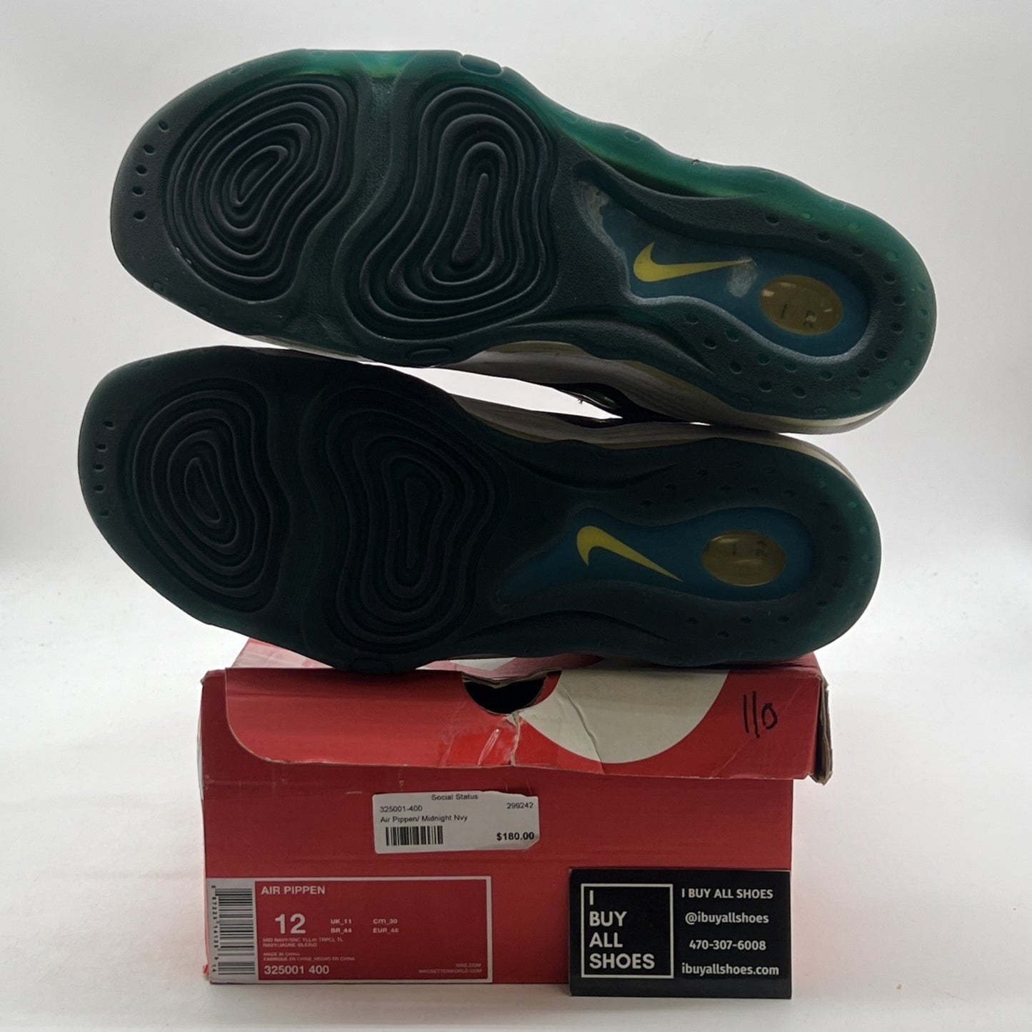 Size 12 - Nike Air Pippen Midnight Navy (325001-400)