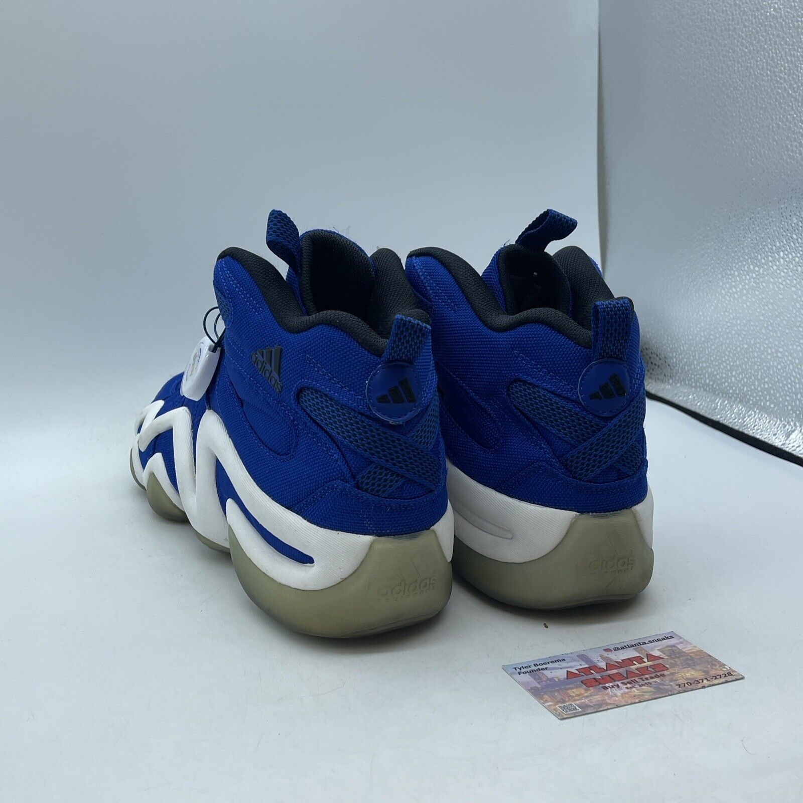 Size 13 - adidas Crazy 8 Blue White Suede Leather (S84004)