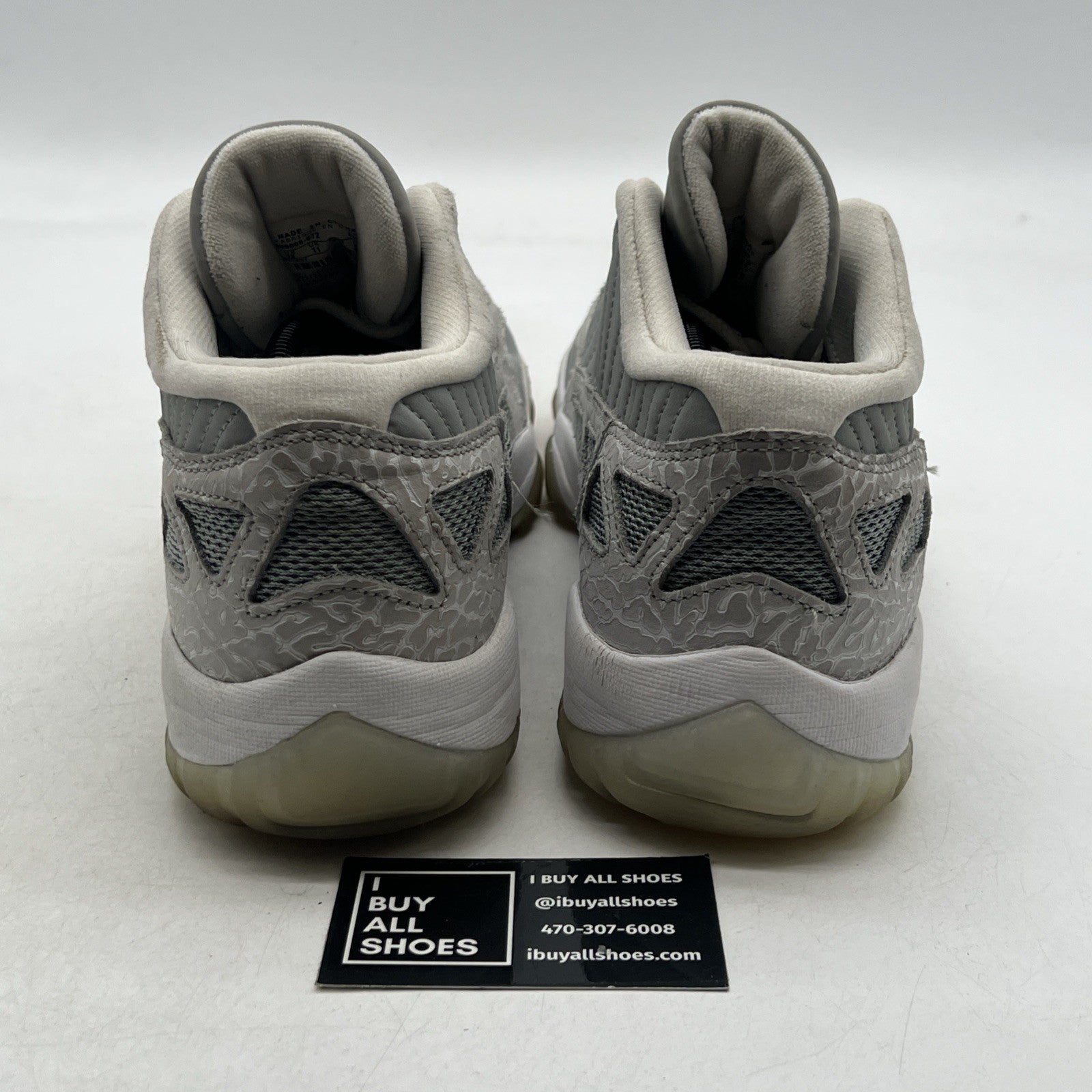 Size 12 - Air Jordan 11 Retro IE Low Silver (306008-072)