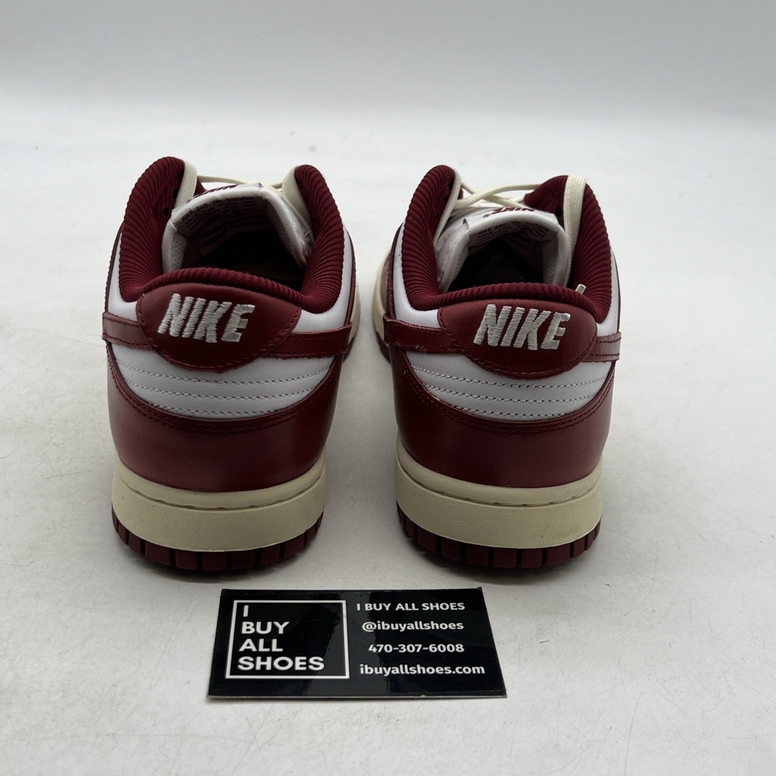 Size 11W- Dunk Low PRM Team Red White Leather (FJ4555-100)