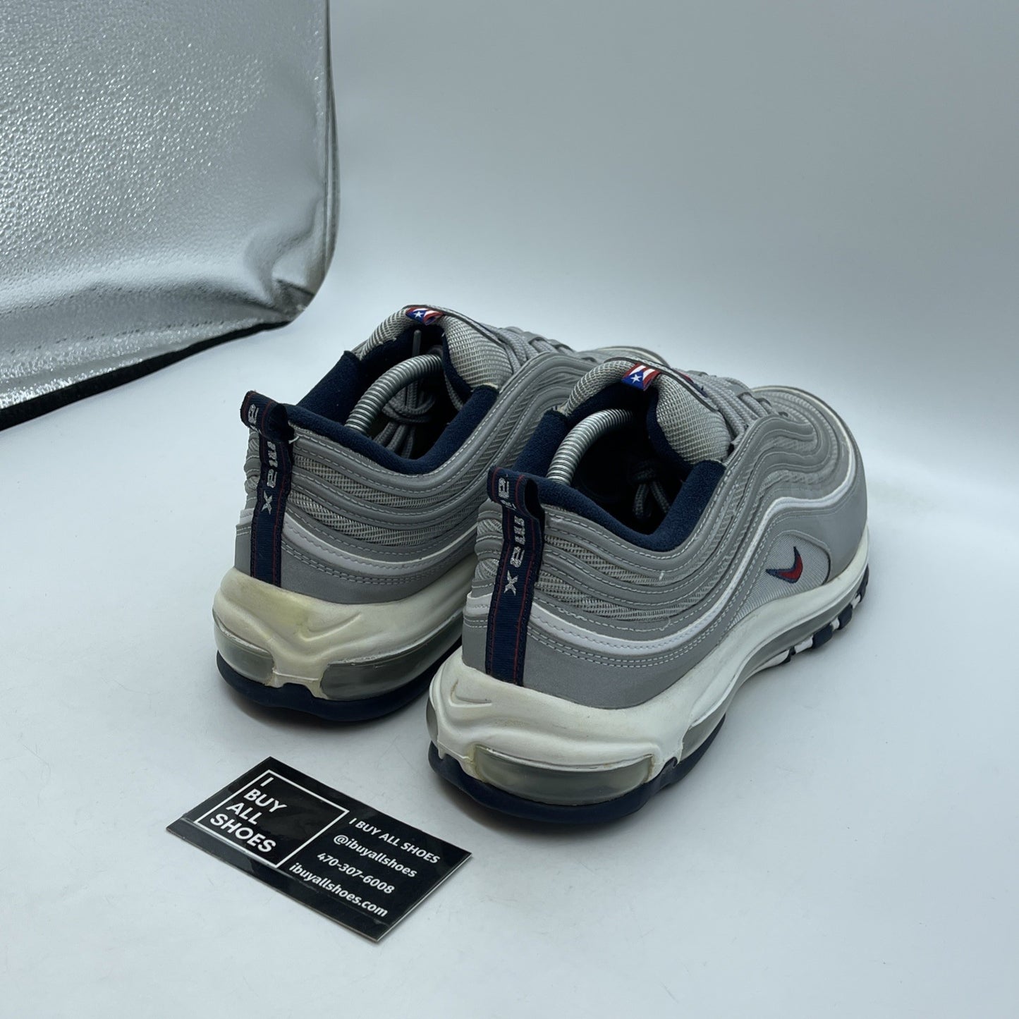 Size 12 - Nike Air Max 97 OG SP Puerto Rico Grey Suede Leather (DH2319-001)