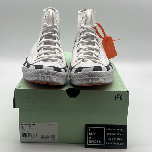 Size 9 - Converse Off-White x Chuck 70 White (163862C)