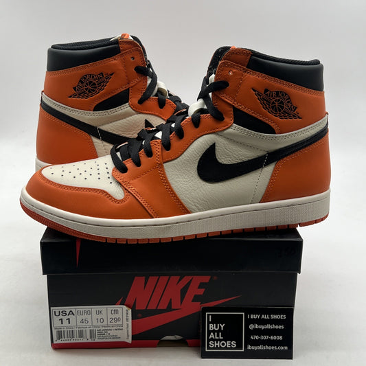 Size 11 - Air Jordan 1 Retro High OG shattered backboard away 2016 (555088-113)