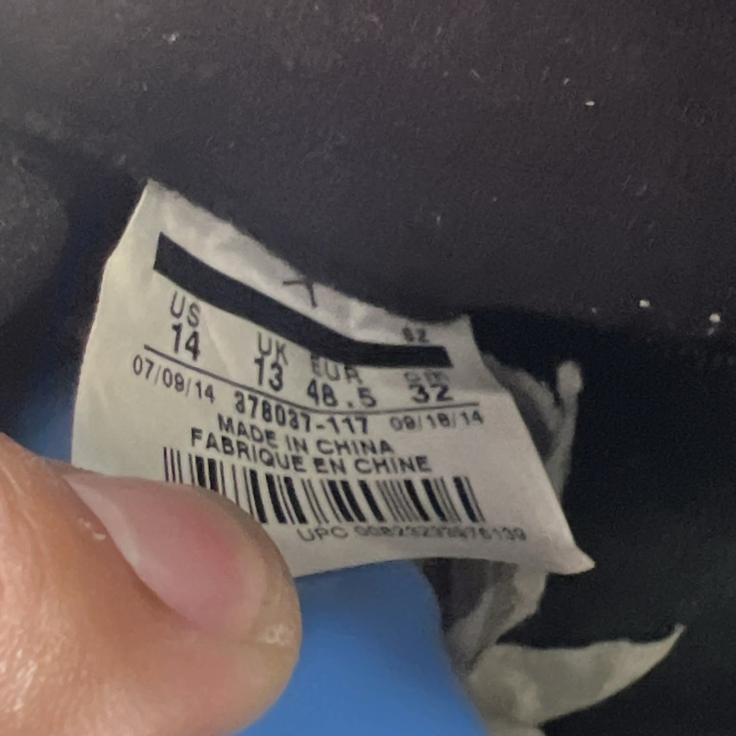 Size 14 - Air Jordan 11 Retro High Legend Blue (378037-117)