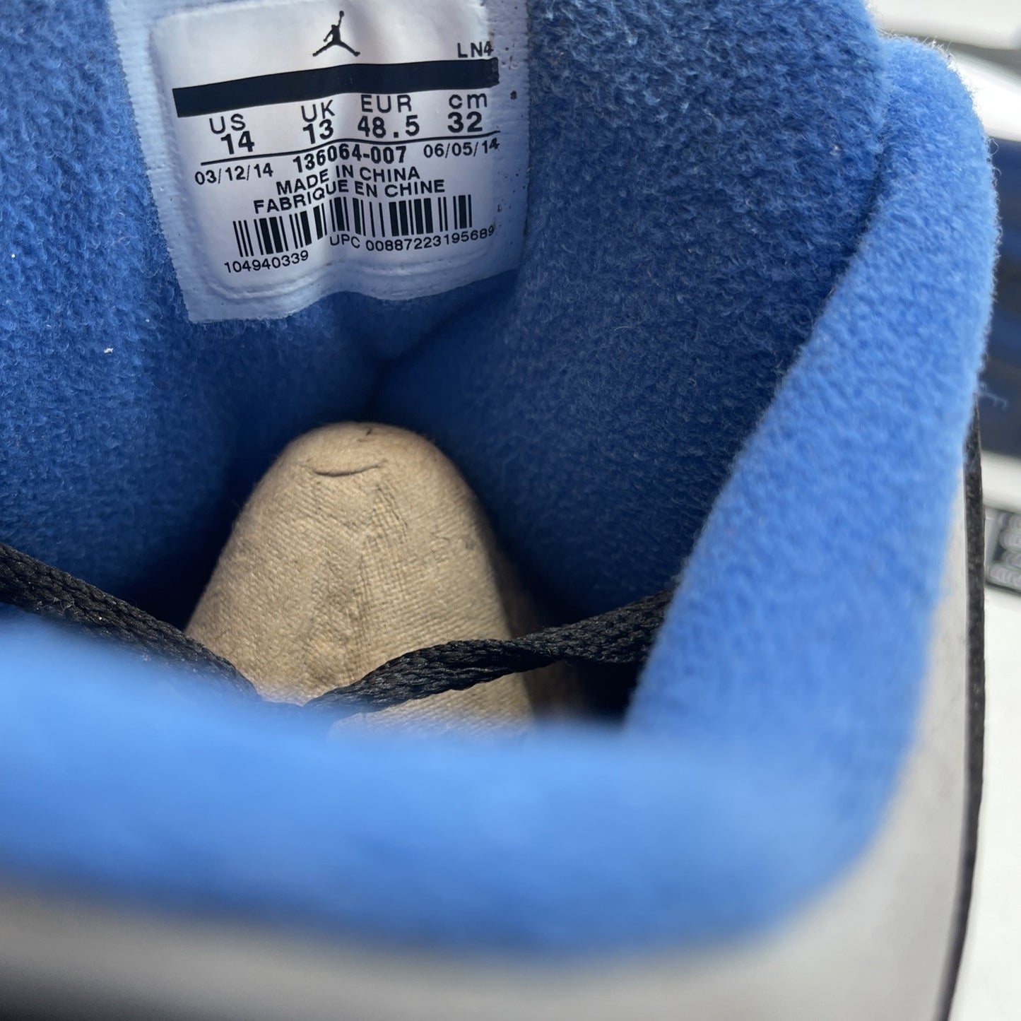 Size 14 - Air Jordan 3 Retro Sport Blue (136064-007)