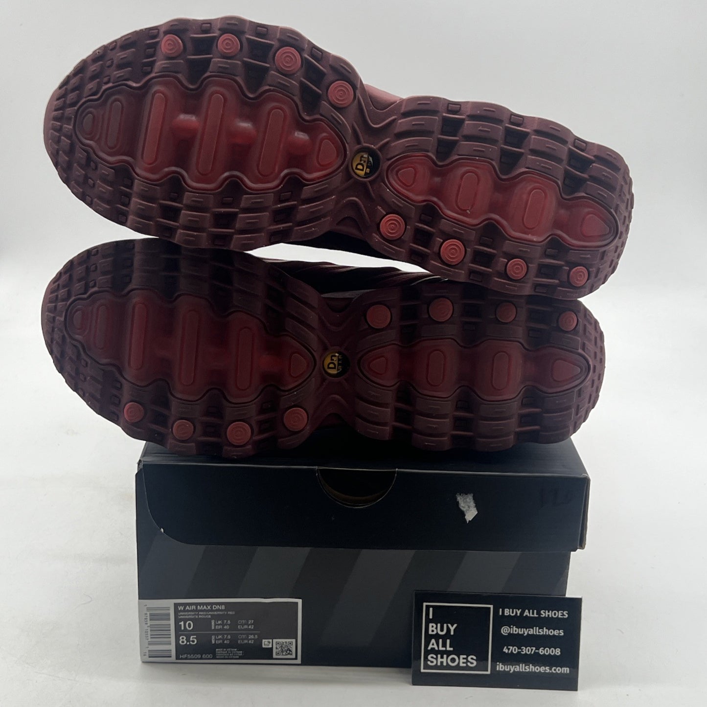 Size 10 - Nike Air Max DN8 University Red W (HF5508-600)