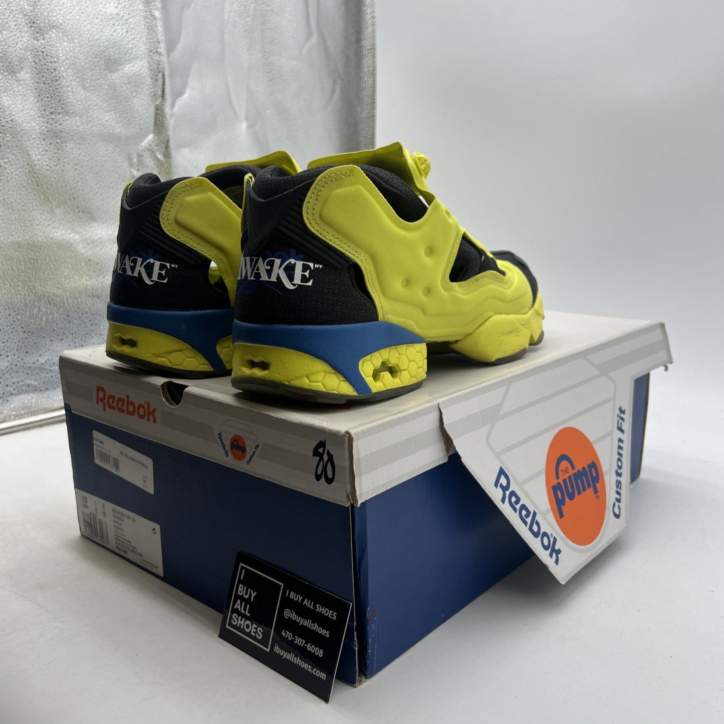 Size 10 - Reebok Awake NY x InstaPump Fury Solar (FW7488)