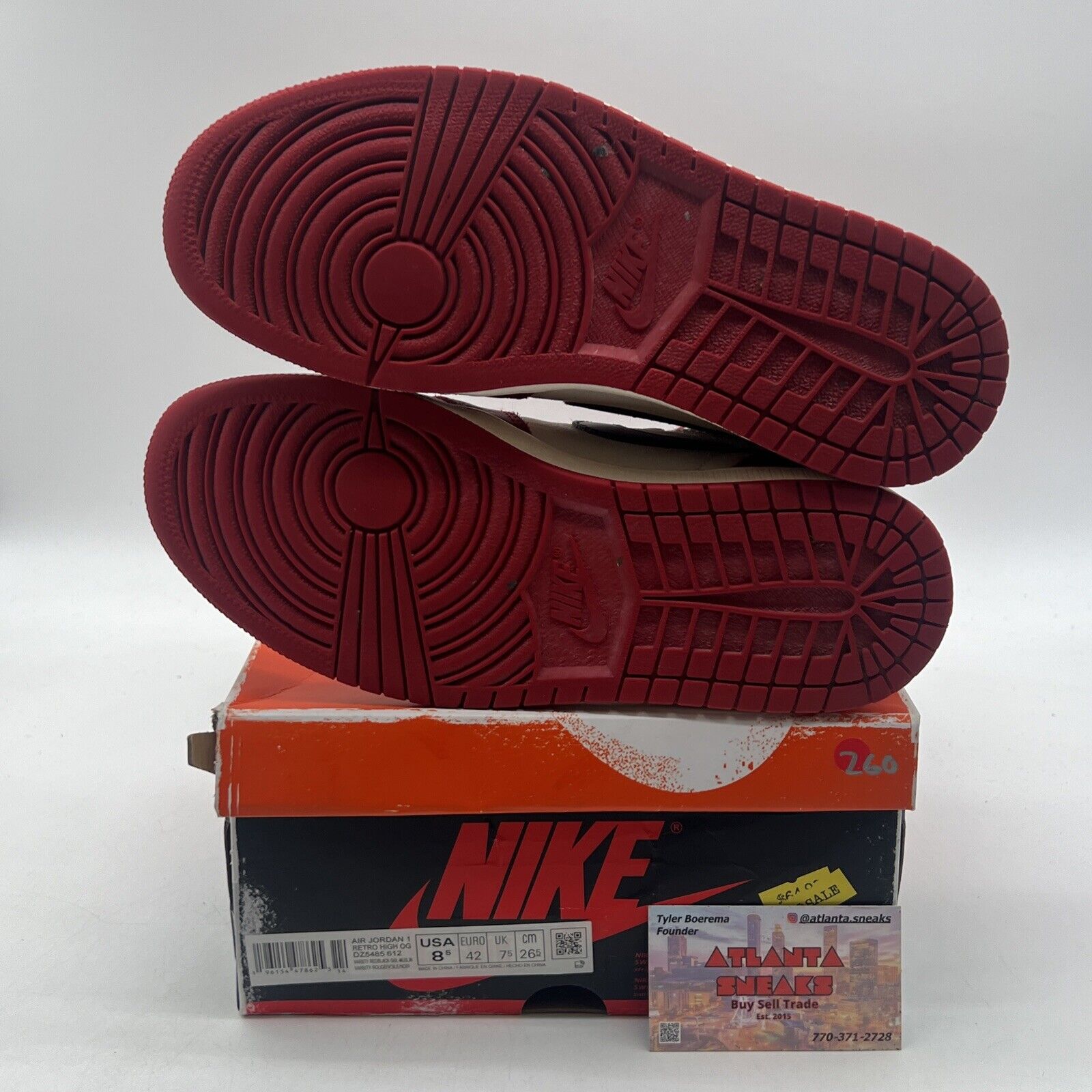 Size 8.5 - Jordan 1 Retro High OG Chicago Reimagined Lost & Found (DZ5485-612)