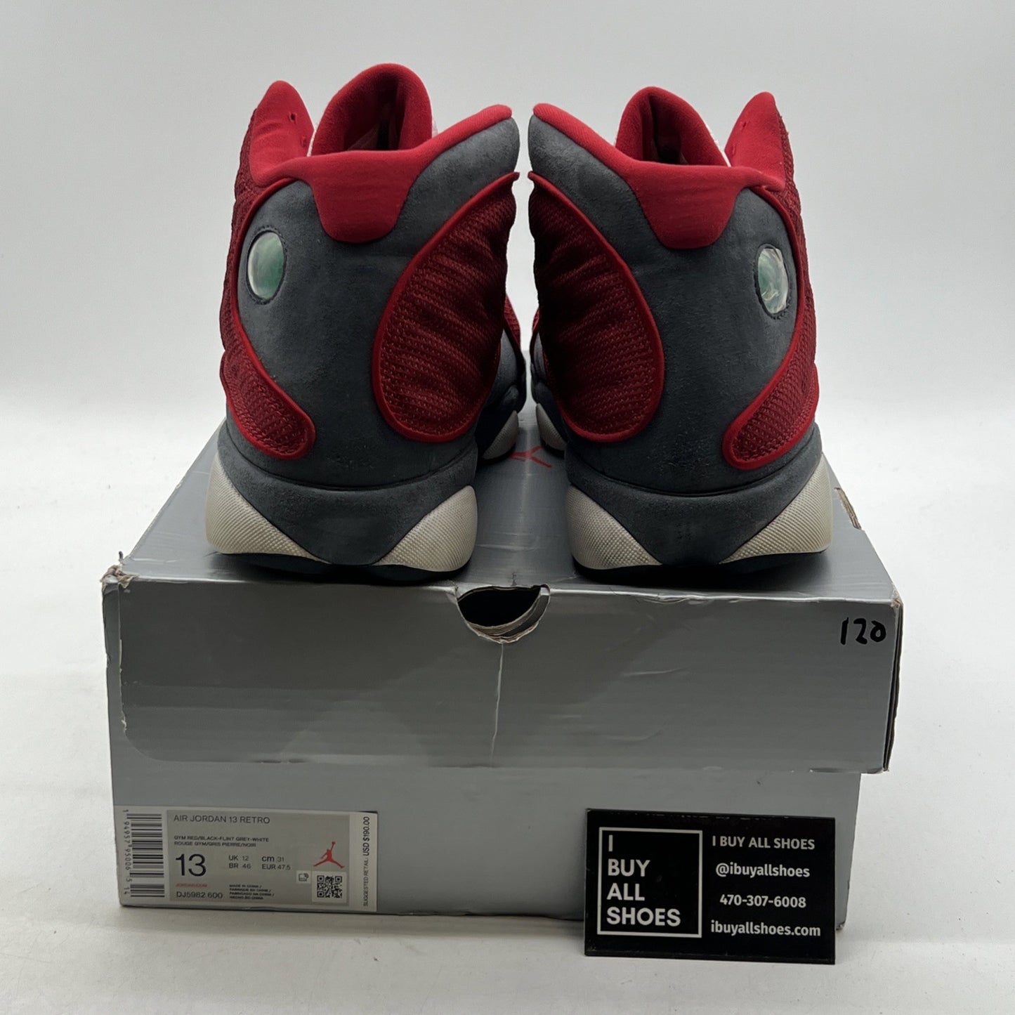 Size 13 - Air Jordan 13 Red/White - (DJ5982-600)