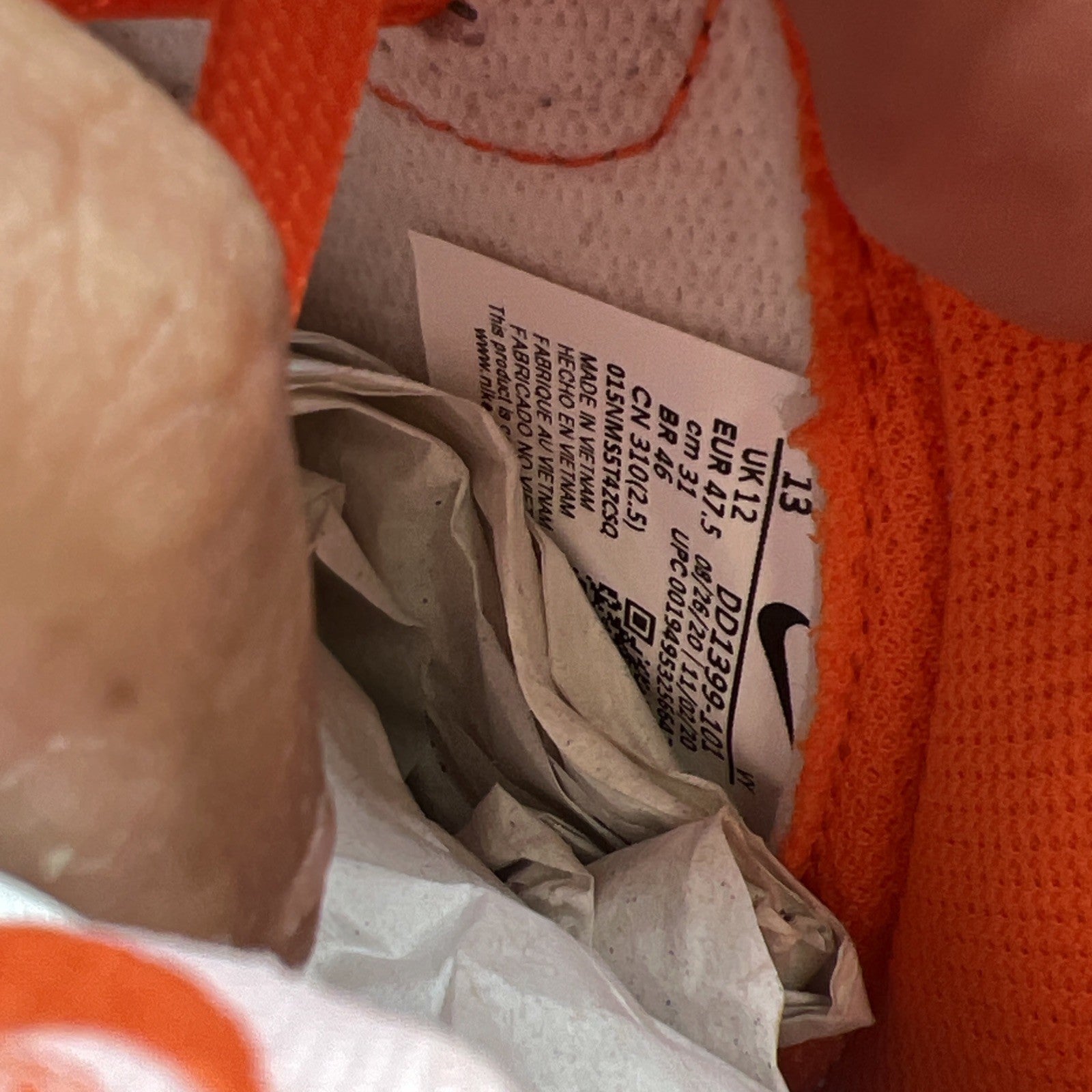 Size 13 - Nike Dunk SP 2021 High Syracuse (DD1399-101)