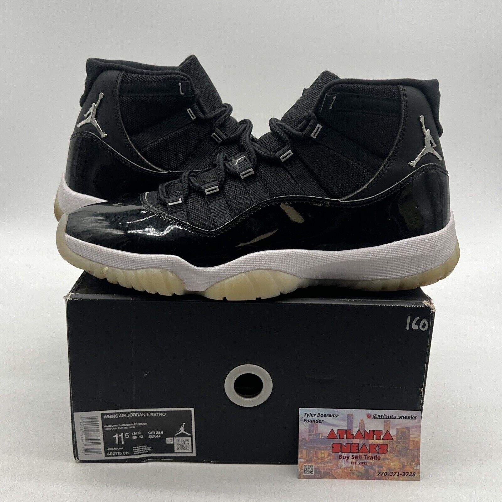 Size 11.5 - Air Jordan 11 Retro Jubilee / 25th Anniversary W (AR0715-011)