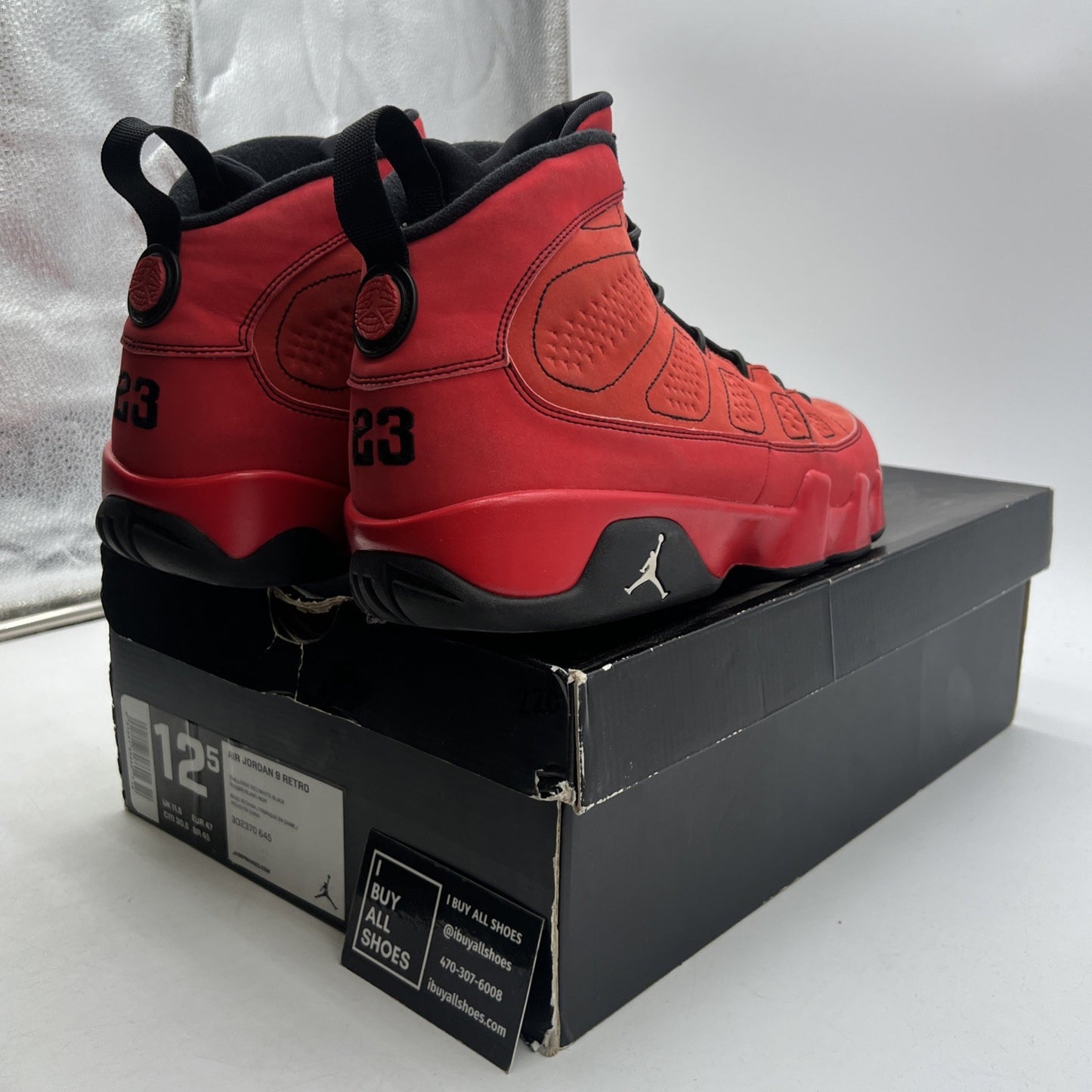 Size 12.5 - Air Jordan 9 Retro Motorboat Jones (302370-645)