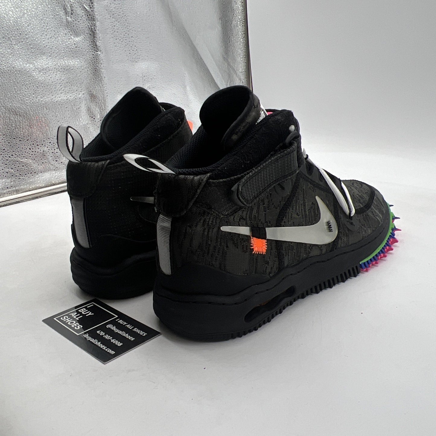Size 10.5 - Nike Air Force 1 x Off-White Black 2022 (DO6290-001)