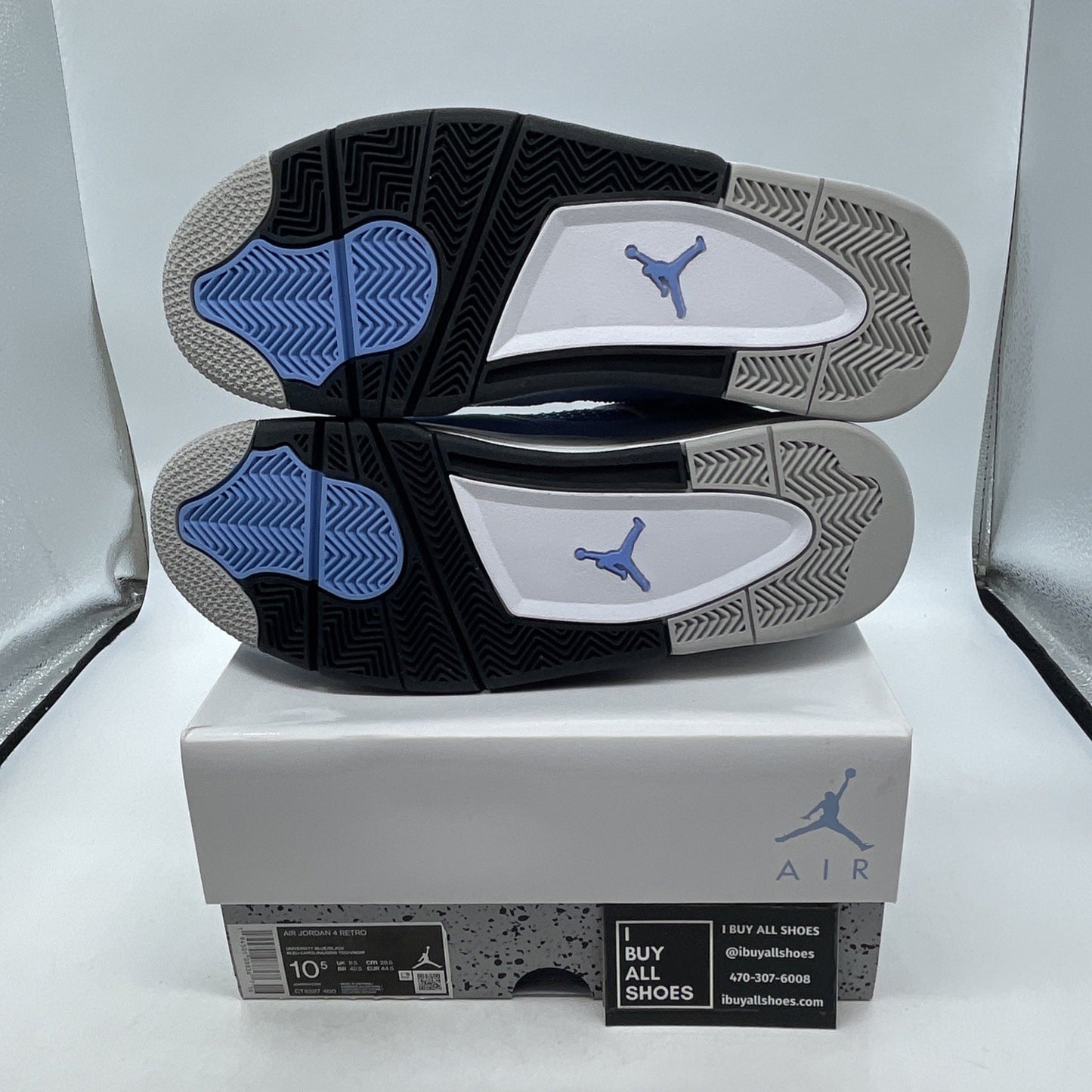 Size 10.5 - Air Jordan 4 Retro Mid University Blue (CT8527-400)